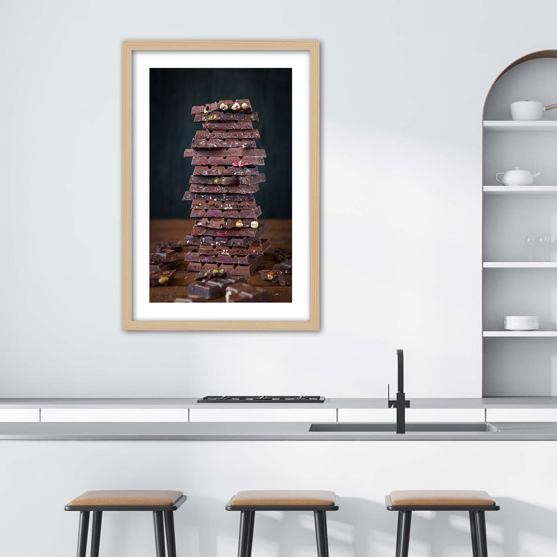 

Obraz w ramie, Wieża z czekolady deserowej (Rozmiar 40x60)
