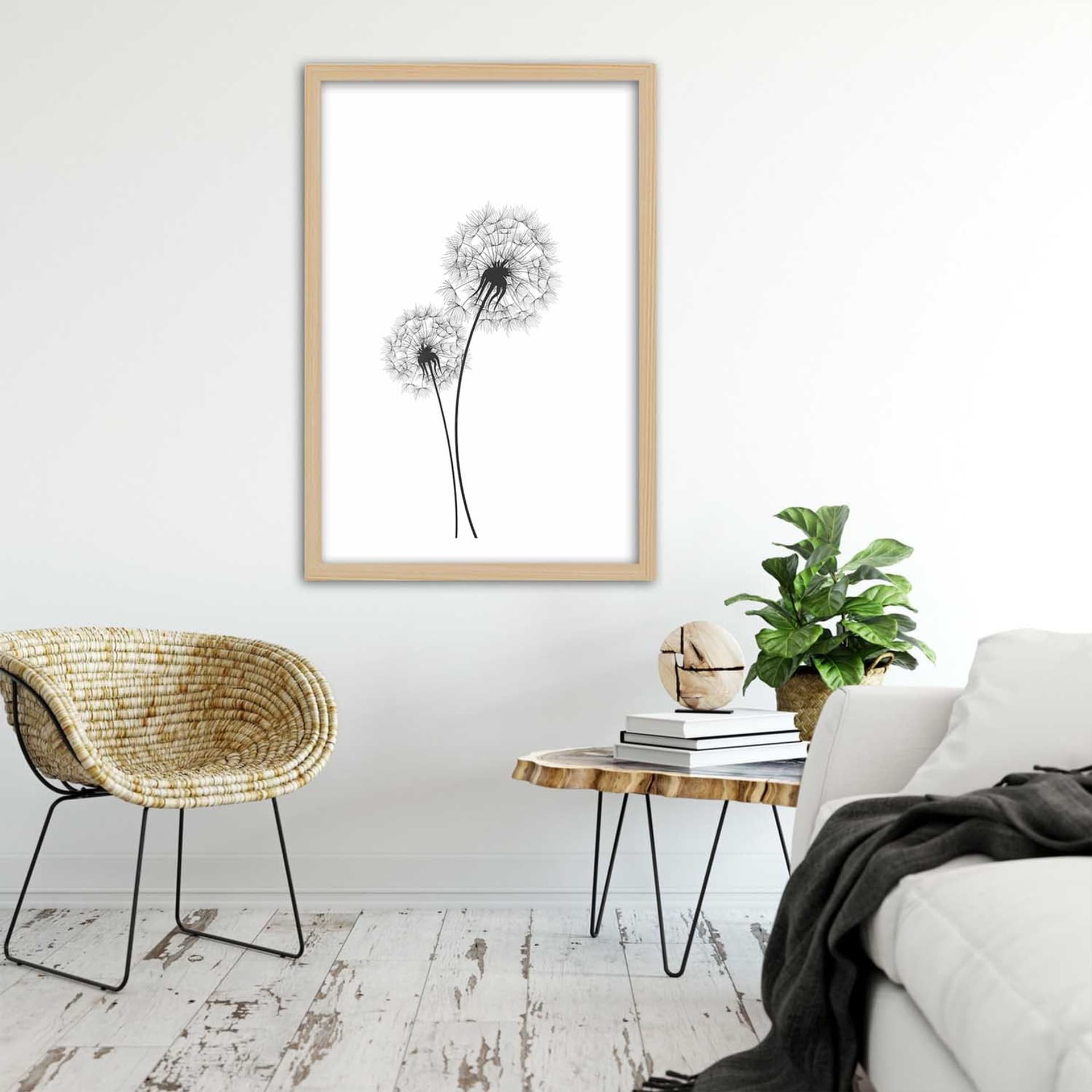 

Obraz w ramie, Narysowane dwa dmuchawce (Rozmiar 30x45)