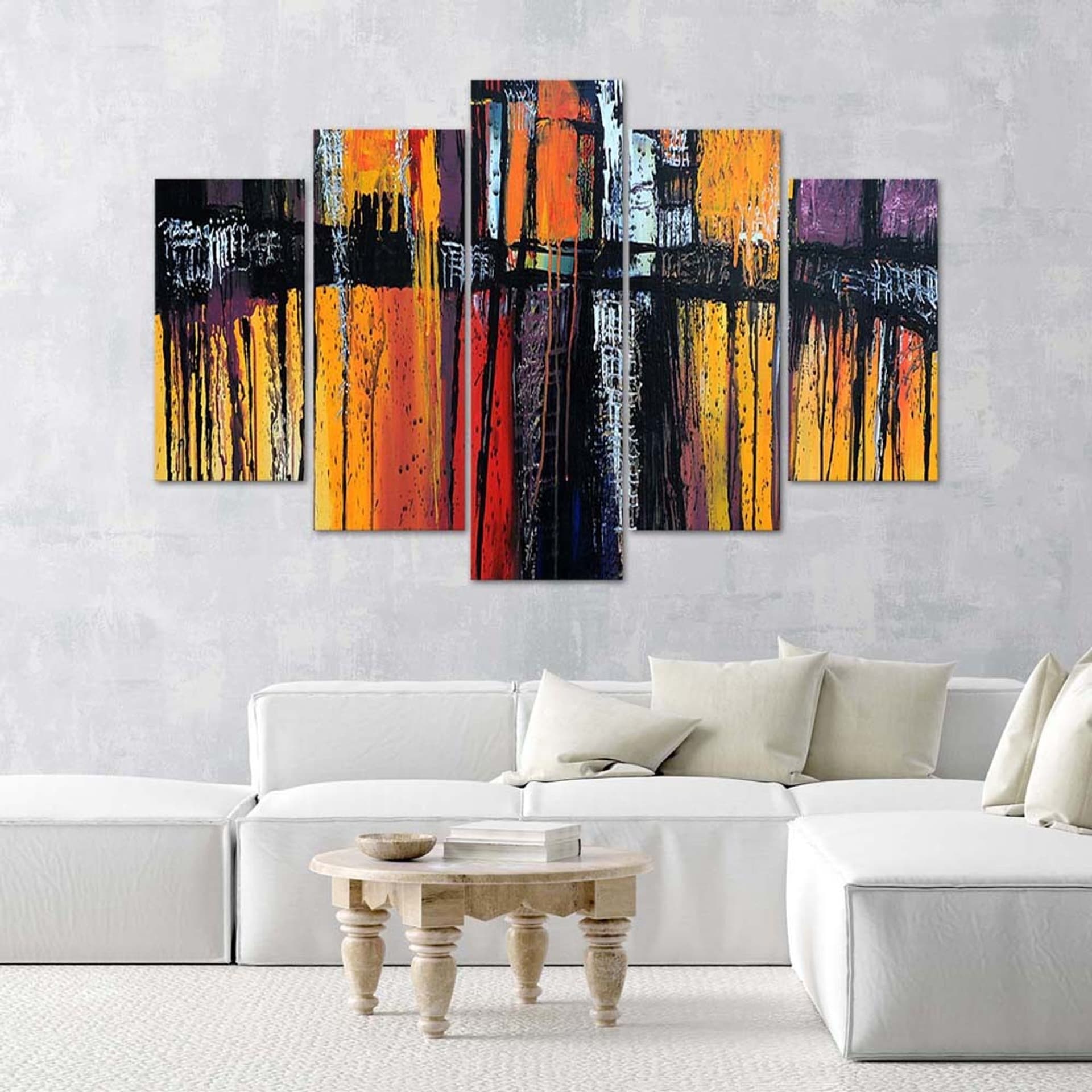 

Obraz pięcioczęściowy Deco Panel, Ognista abstrakcja (Rozmiar 100x70)