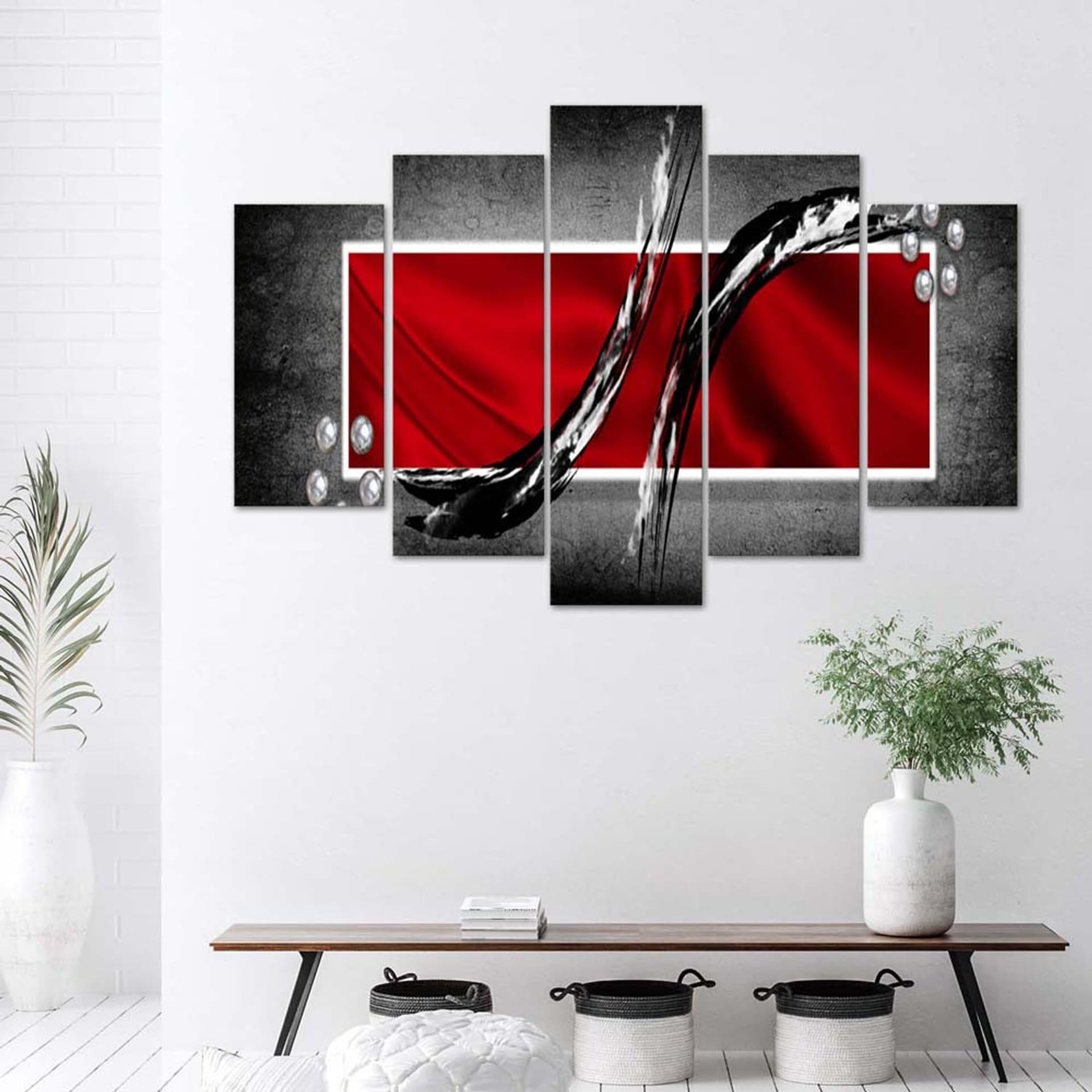 

Obraz pięcioczęściowy Deco Panel, Tajemnica czerwieni (Rozmiar 100x70)