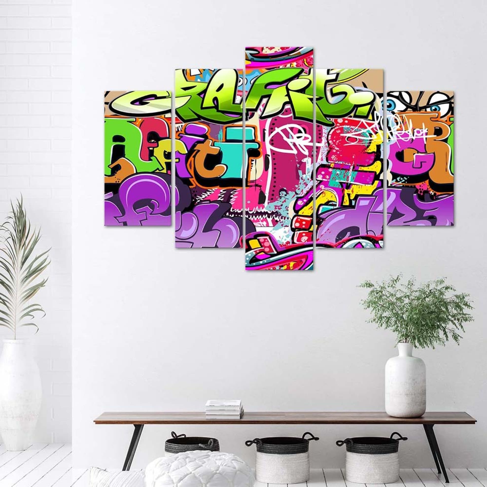 

Obraz pięcioczęściowy Deco Panel, Graffiti (Rozmiar 100x70)