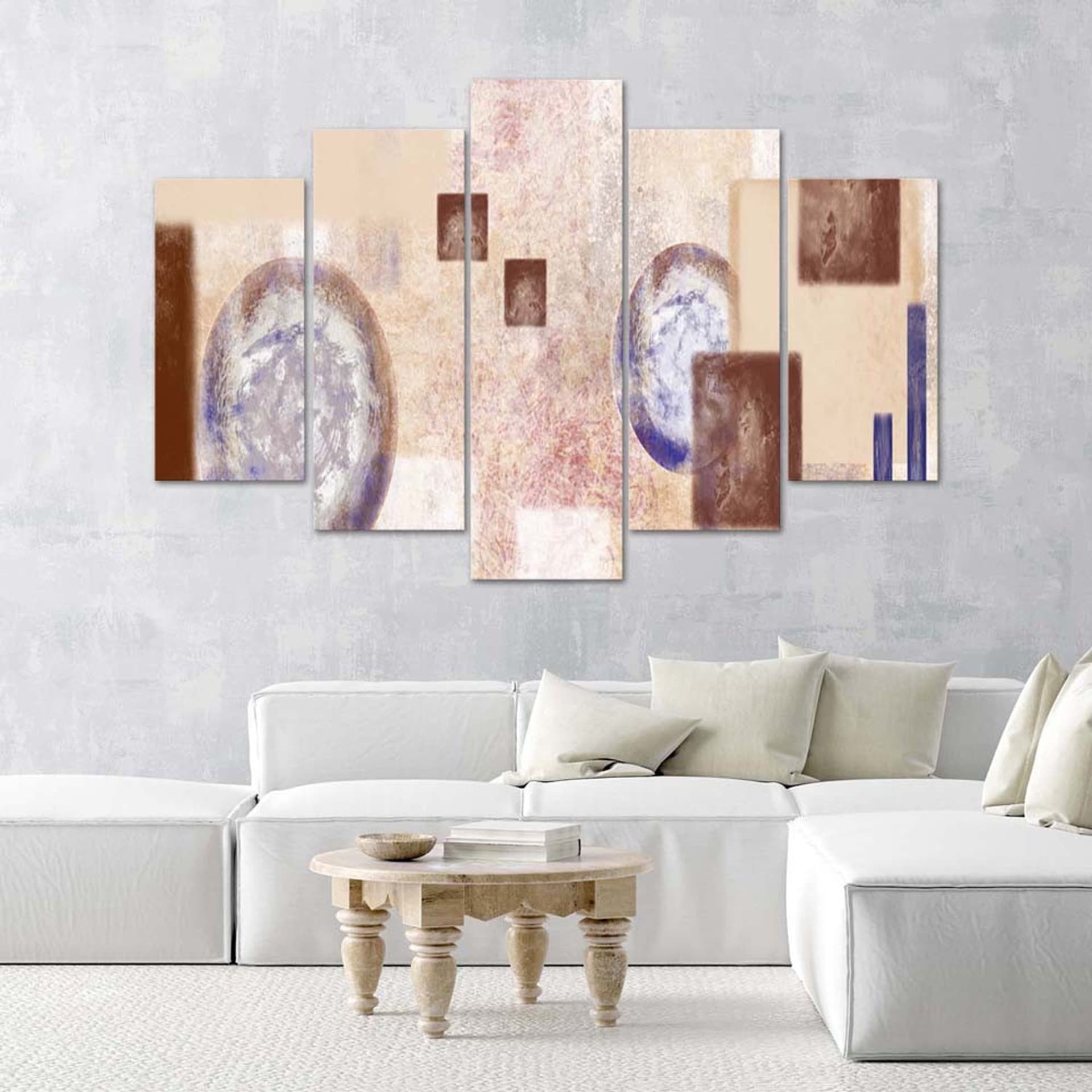 

Obraz pięcioczęściowy Deco Panel, Dyskretna abstrakcja (Rozmiar 200x100)