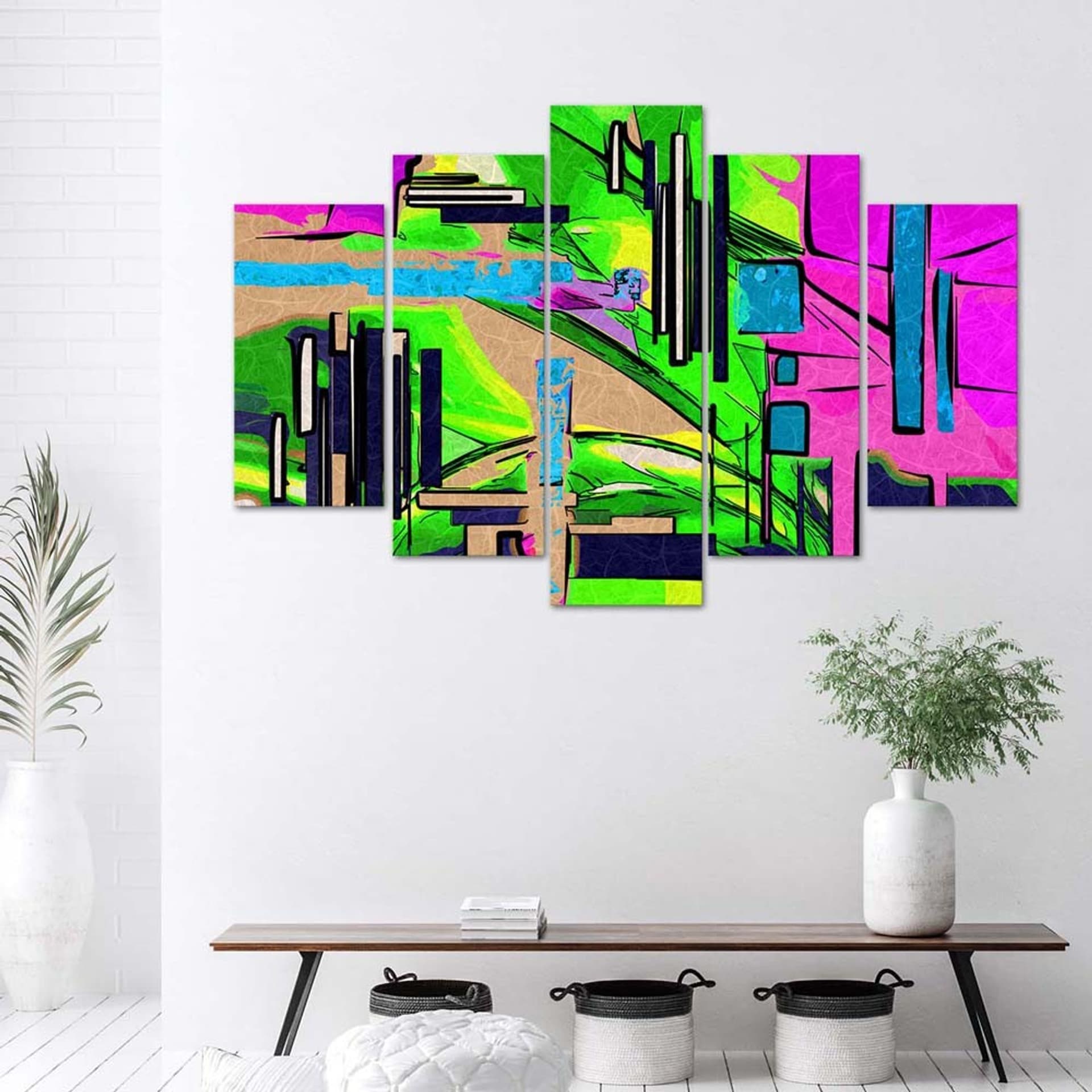 

Obraz pięcioczęściowy Deco Panel, Pejzaż abstrakcyjny (Rozmiar 200x100)