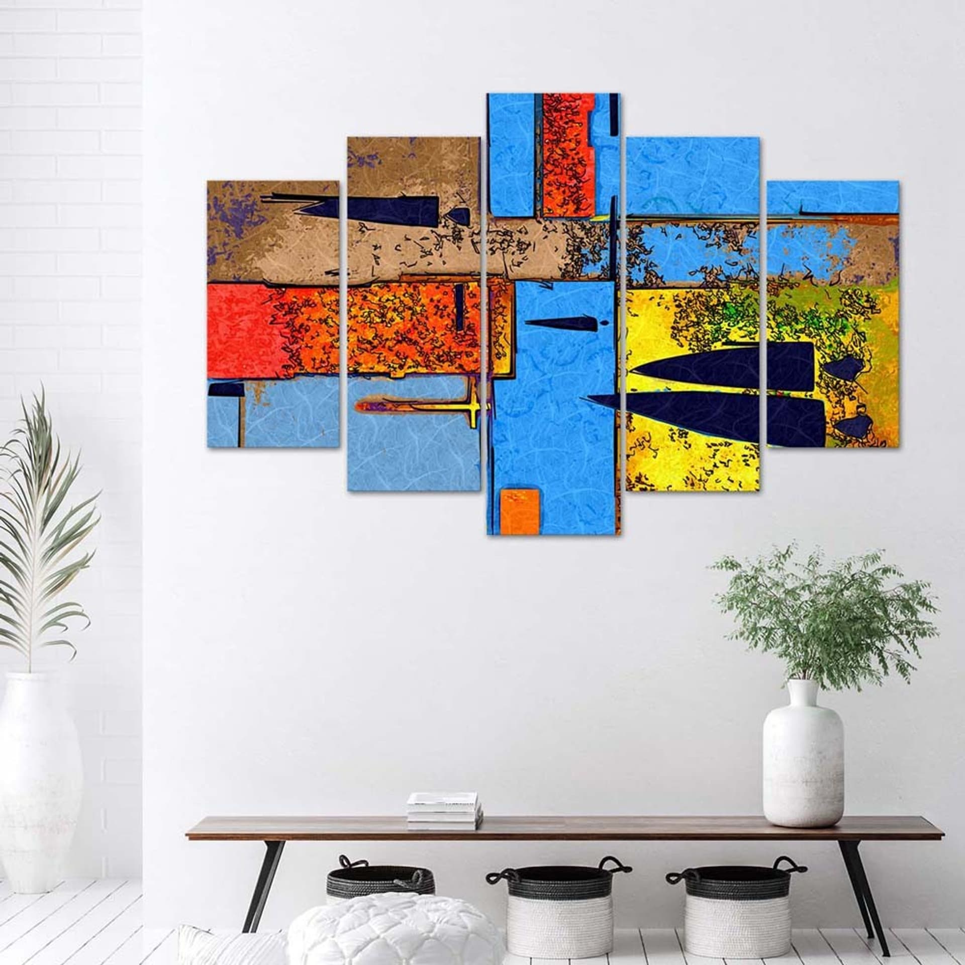 

Obraz pięcioczęściowy Deco Panel, Przewrotny pejzaż (Rozmiar 100x70)