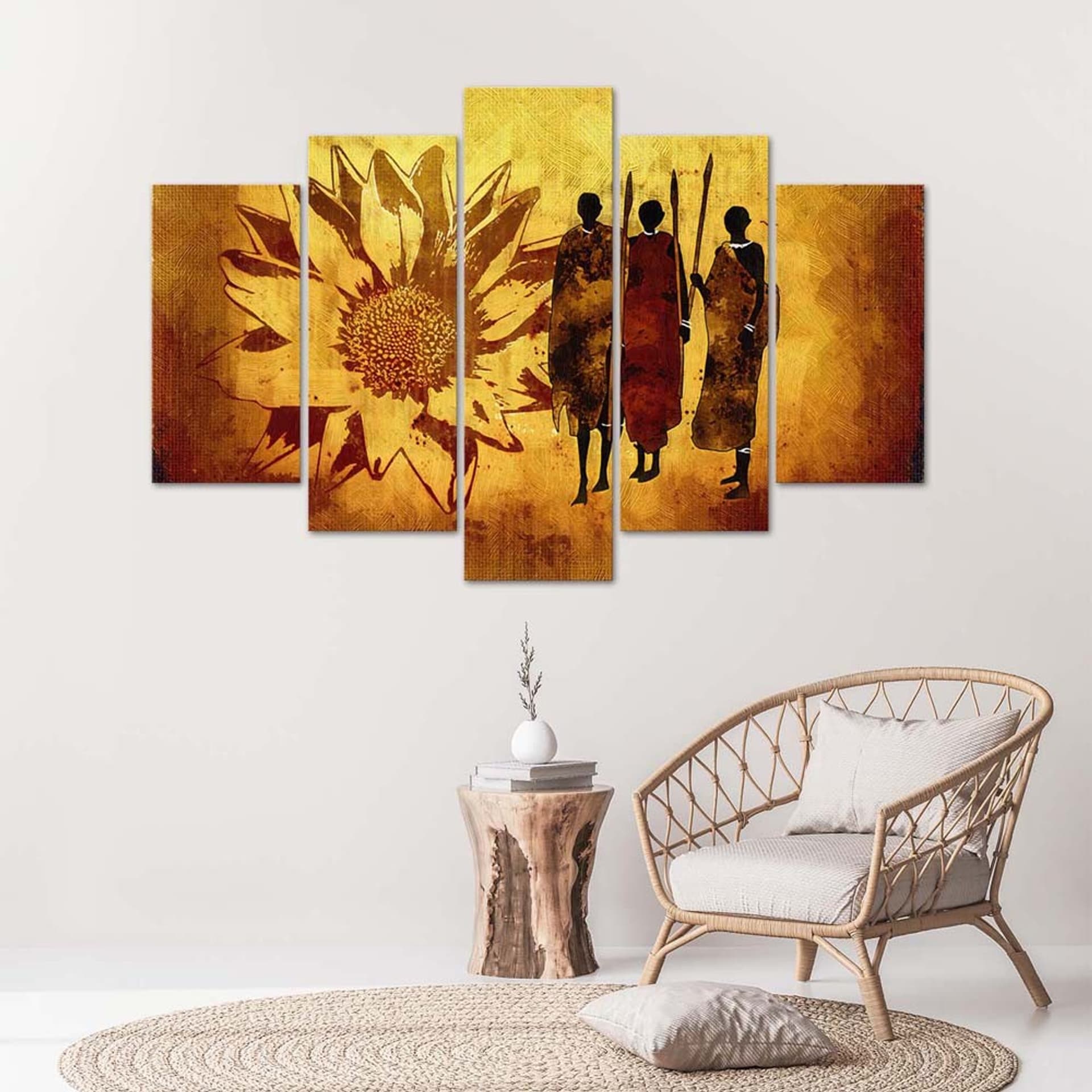 

Obraz pięcioczęściowy Deco Panel, Wojownicy afrykańscy (Rozmiar 100x70)