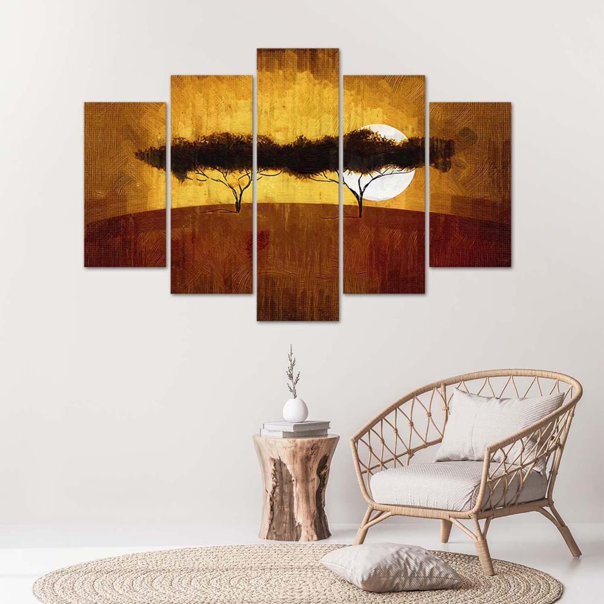 

Obraz pięcioczęściowy Deco Panel, Afrykańskie drzewa (Rozmiar 150x100)