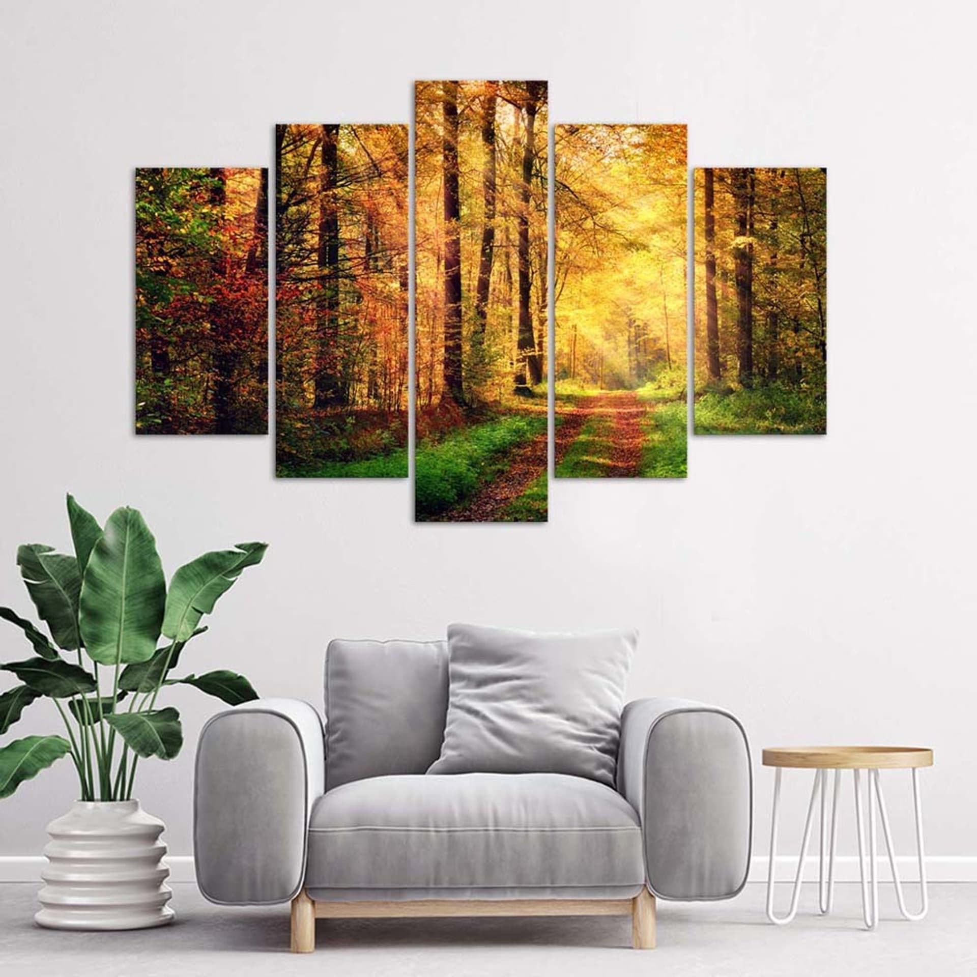 

Obraz pięcioczęściowy Deco Panel, Leśna droga (Rozmiar 150x100)