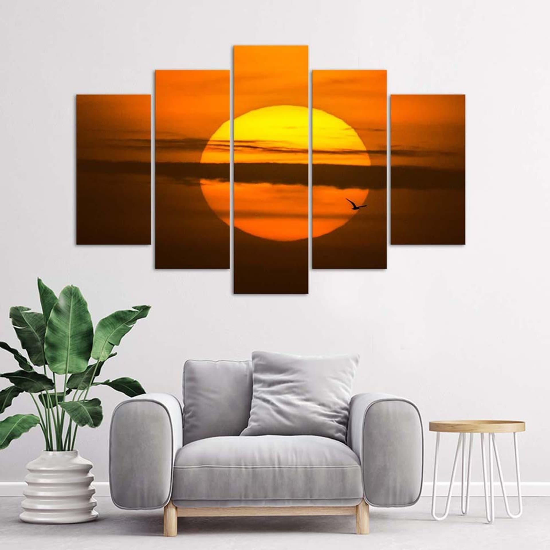 

Obraz pięcioczęściowy Deco Panel, Zachodzące słońce (Rozmiar 100x70)