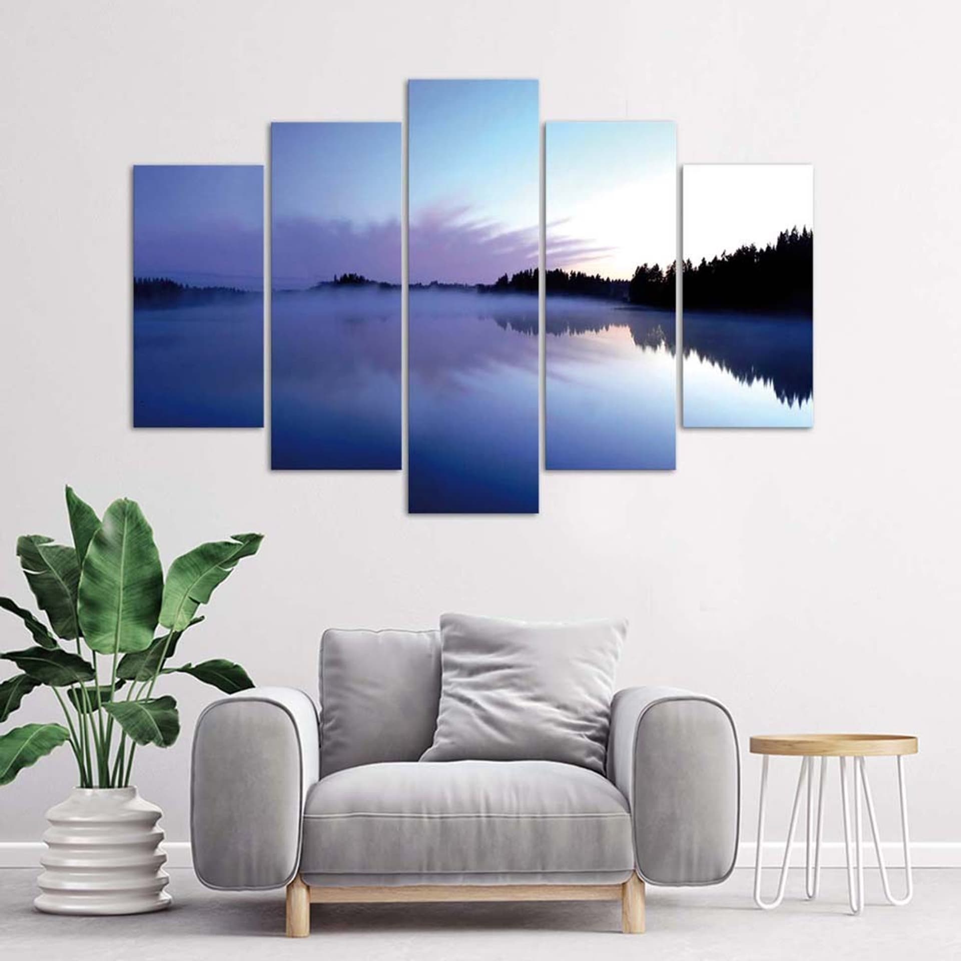 

Obraz pięcioczęściowy Deco Panel, Mgła nad jeziorem (Rozmiar 200x100)