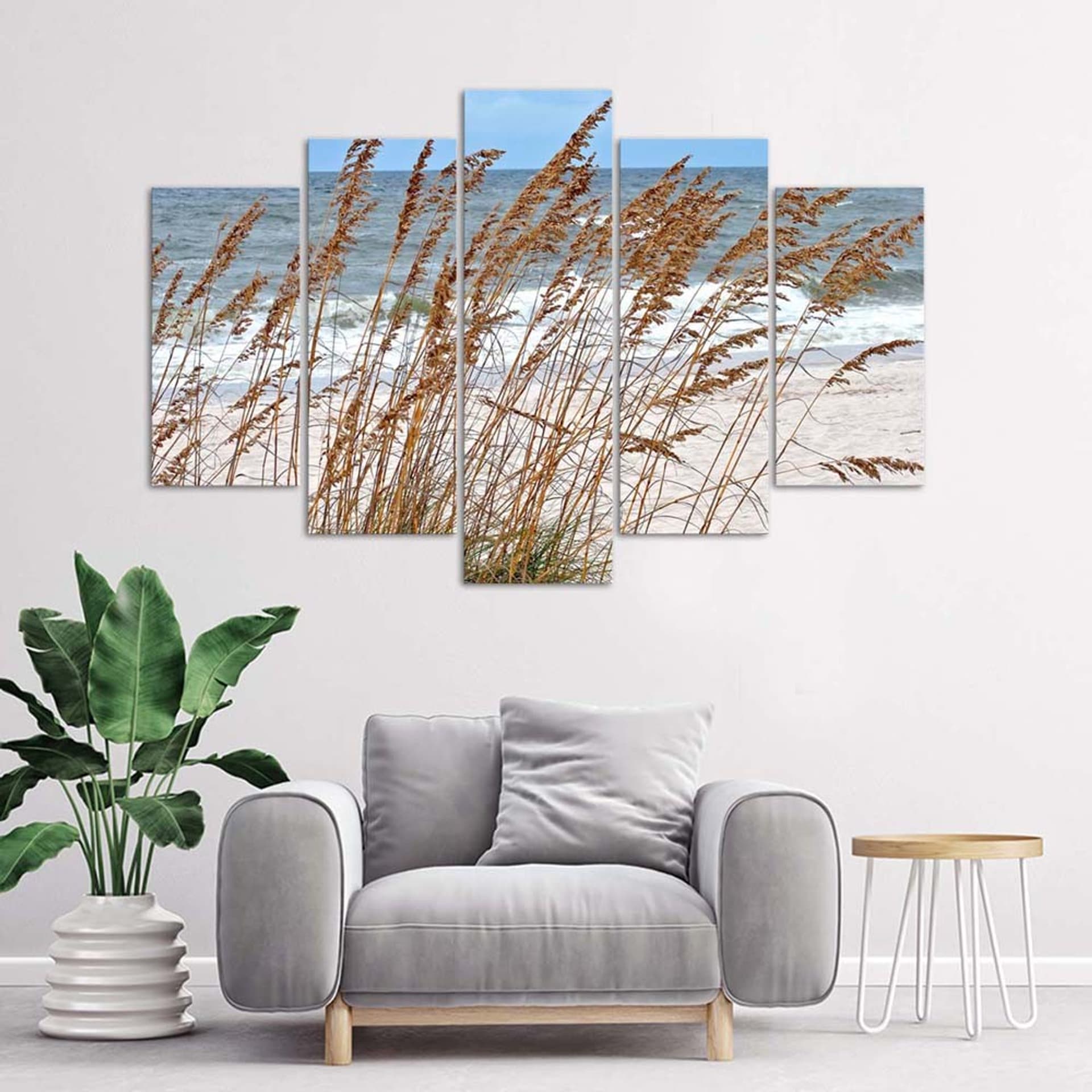 

Obraz pięcioczęściowy Deco Panel, Trzciny nad morzem (Rozmiar 100x70)