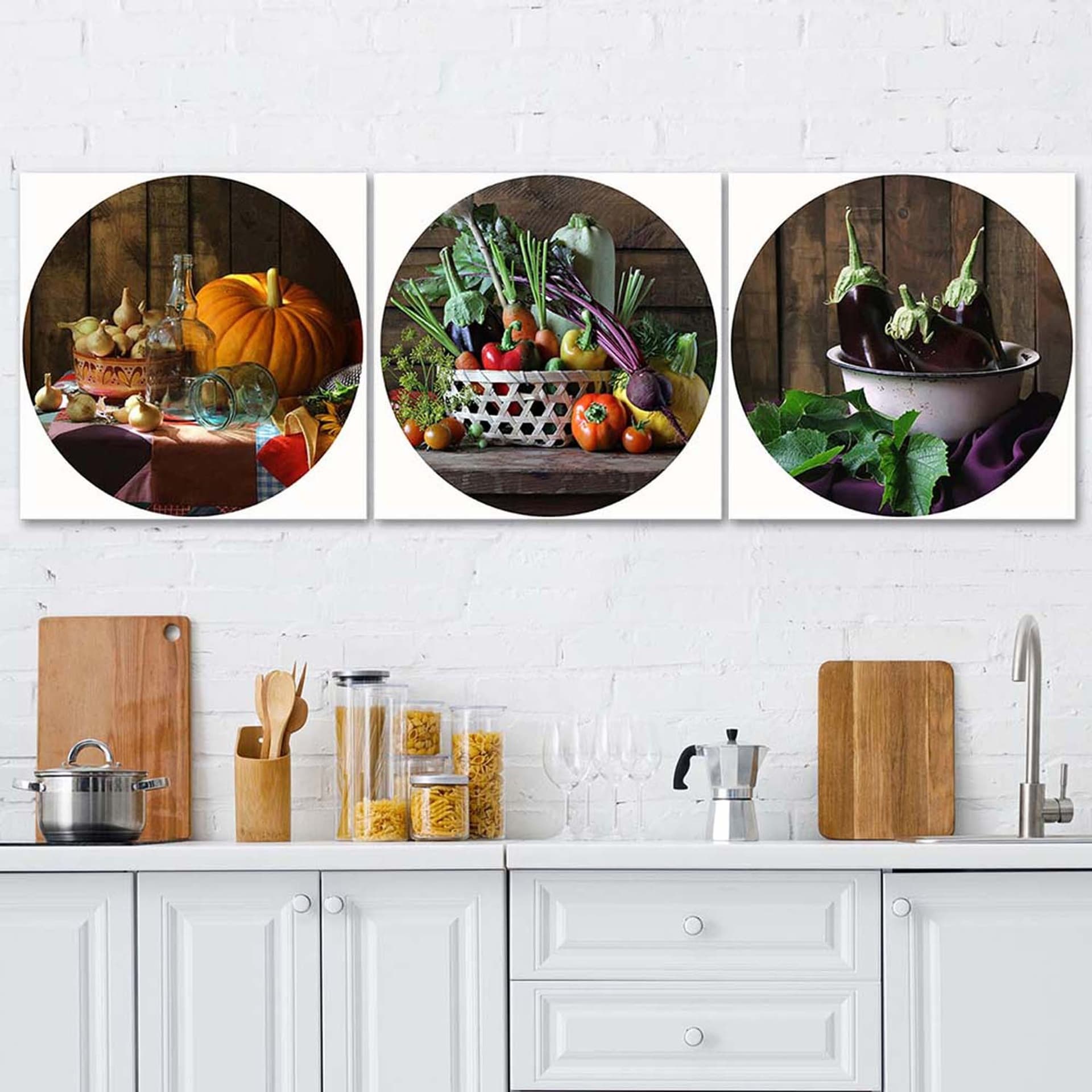 

Zestaw obrazów Deco Panel, Kuchnia jesienią (Rozmiar 90x30)