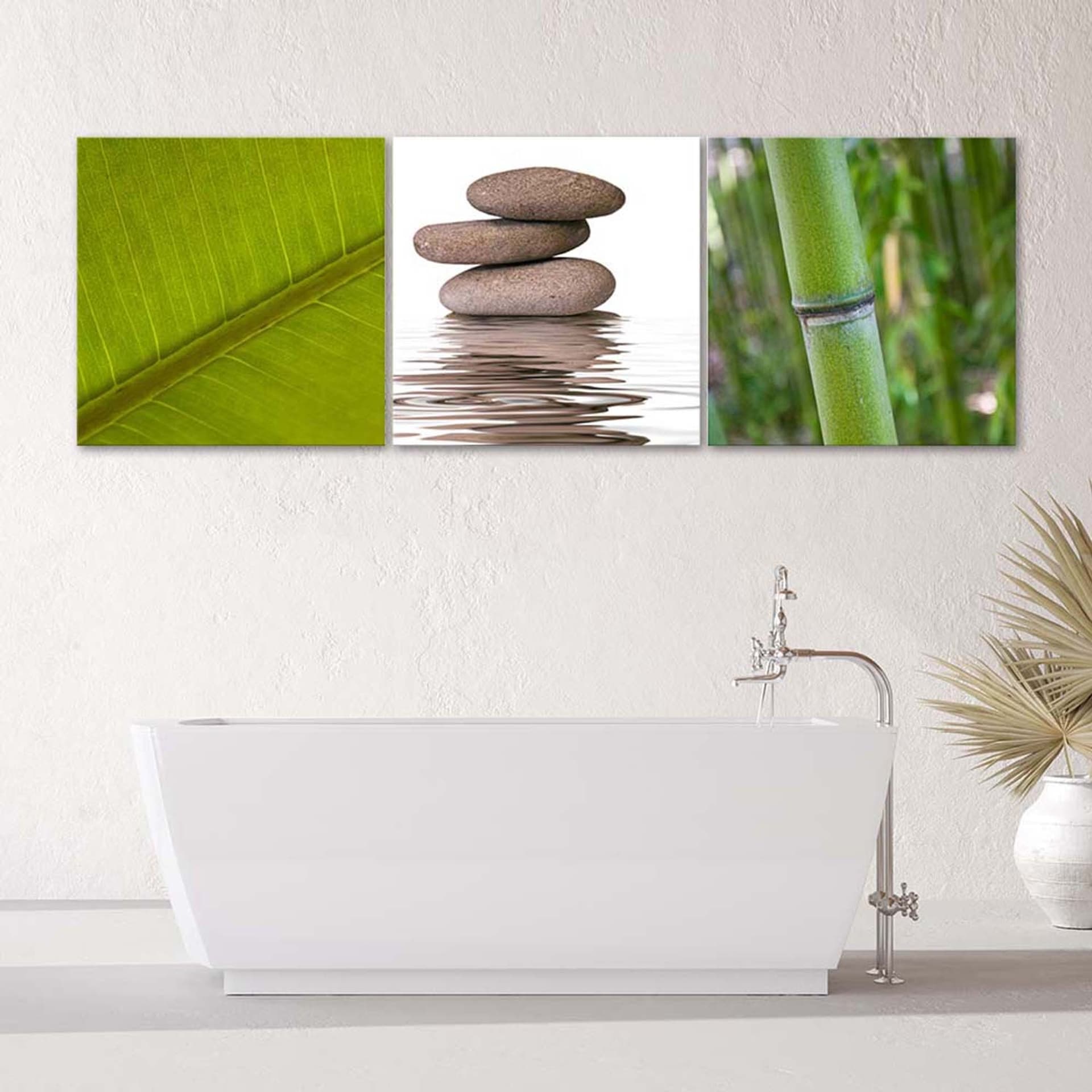 

Zestaw obrazów Deco Panel, Strefa relaksu zen (Rozmiar 150x50)