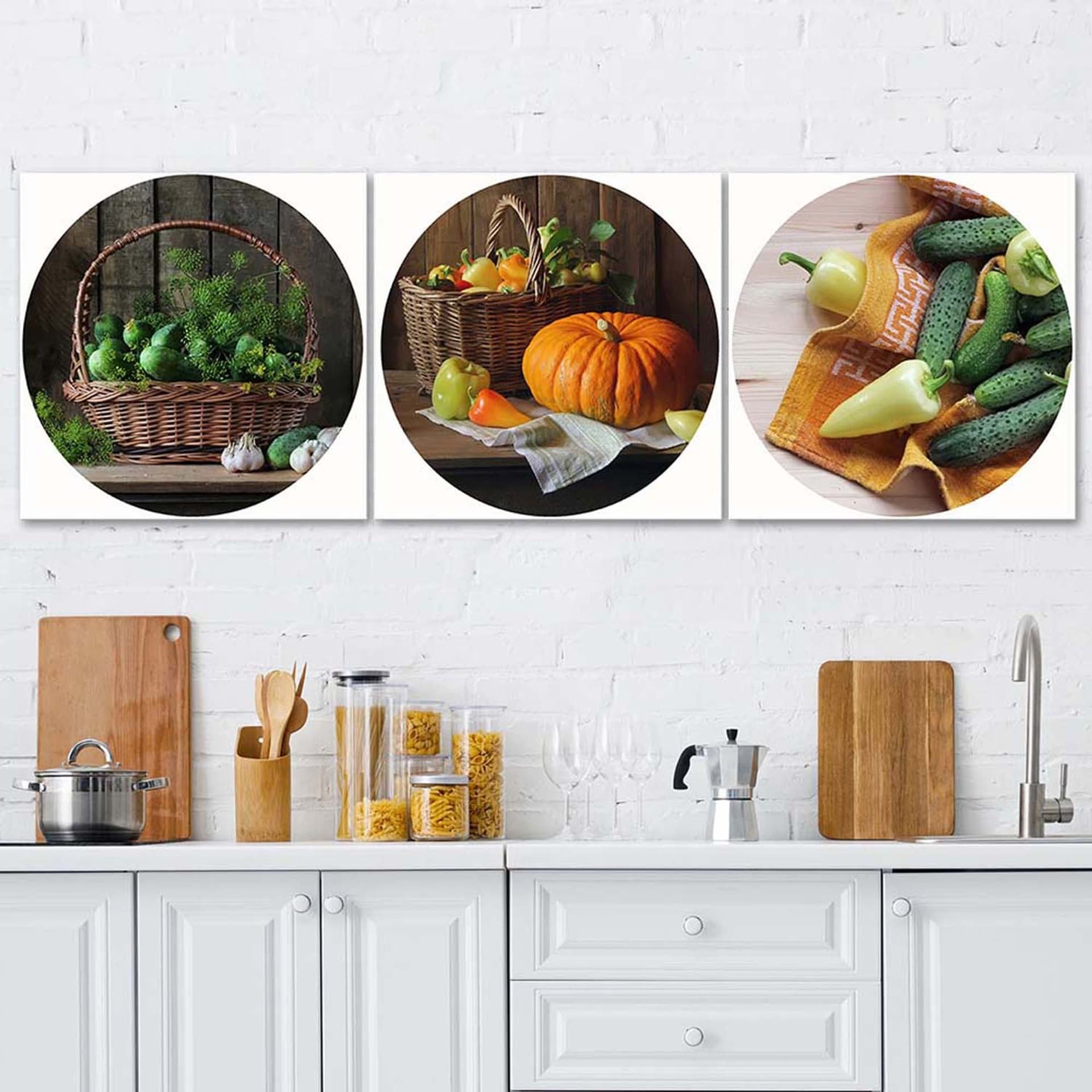 

Zestaw obrazów Deco Panel, Jesienna kuchnia (Rozmiar 90x30)