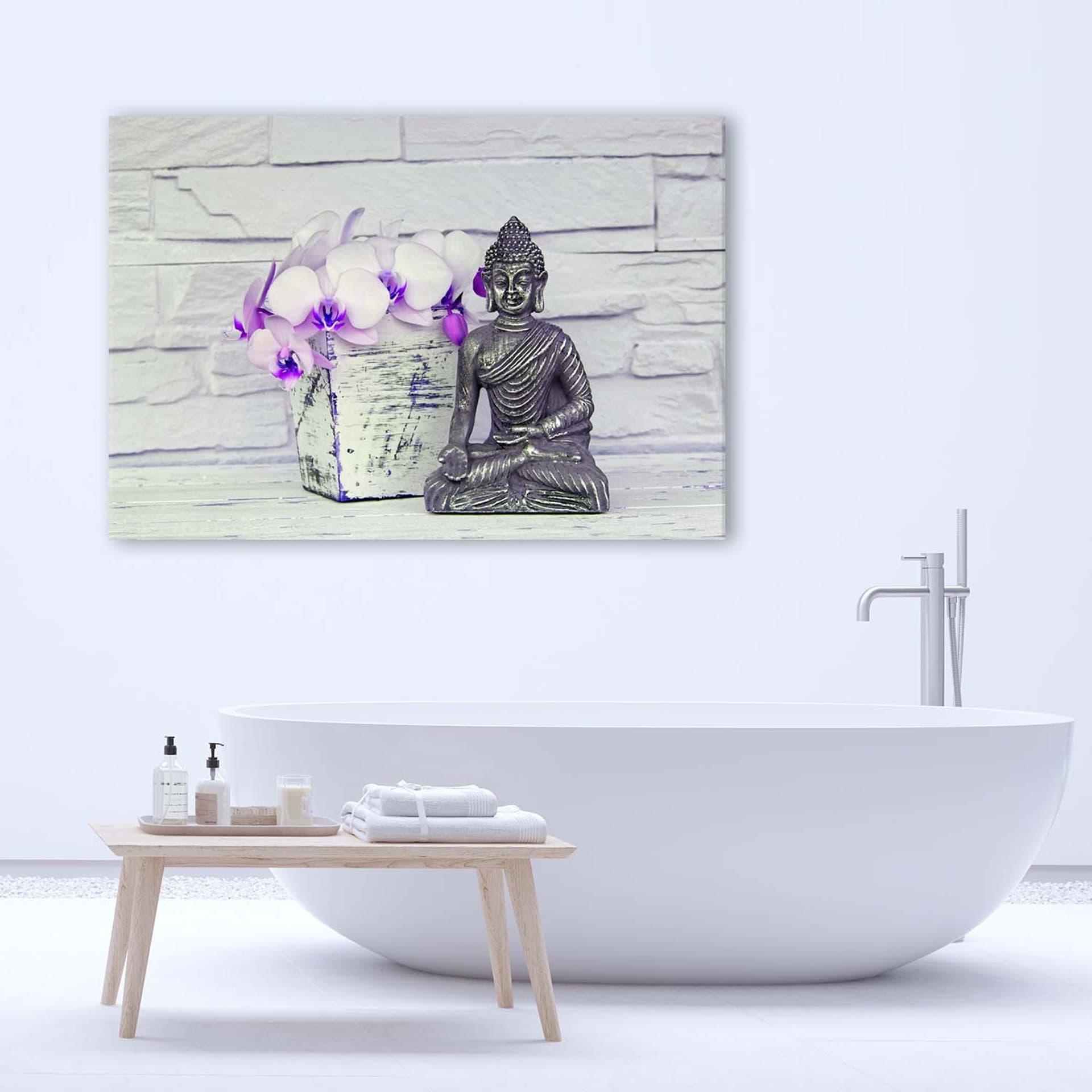 

Obraz Deco Panel, Budda z kwiatkiem (Rozmiar 120x80)