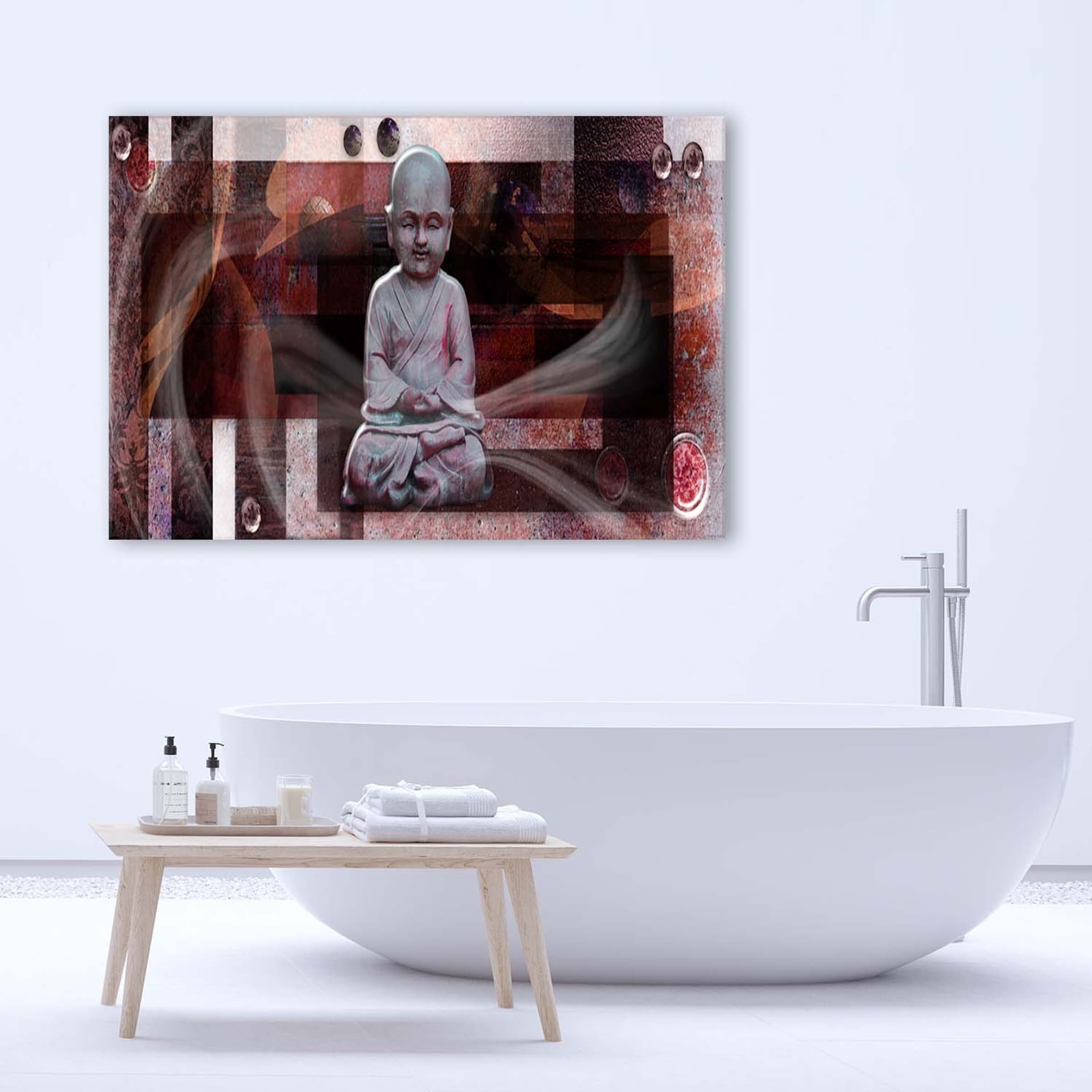 

Obraz Deco Panel, Budda z figurami geometrycznymi (Rozmiar 120x80)