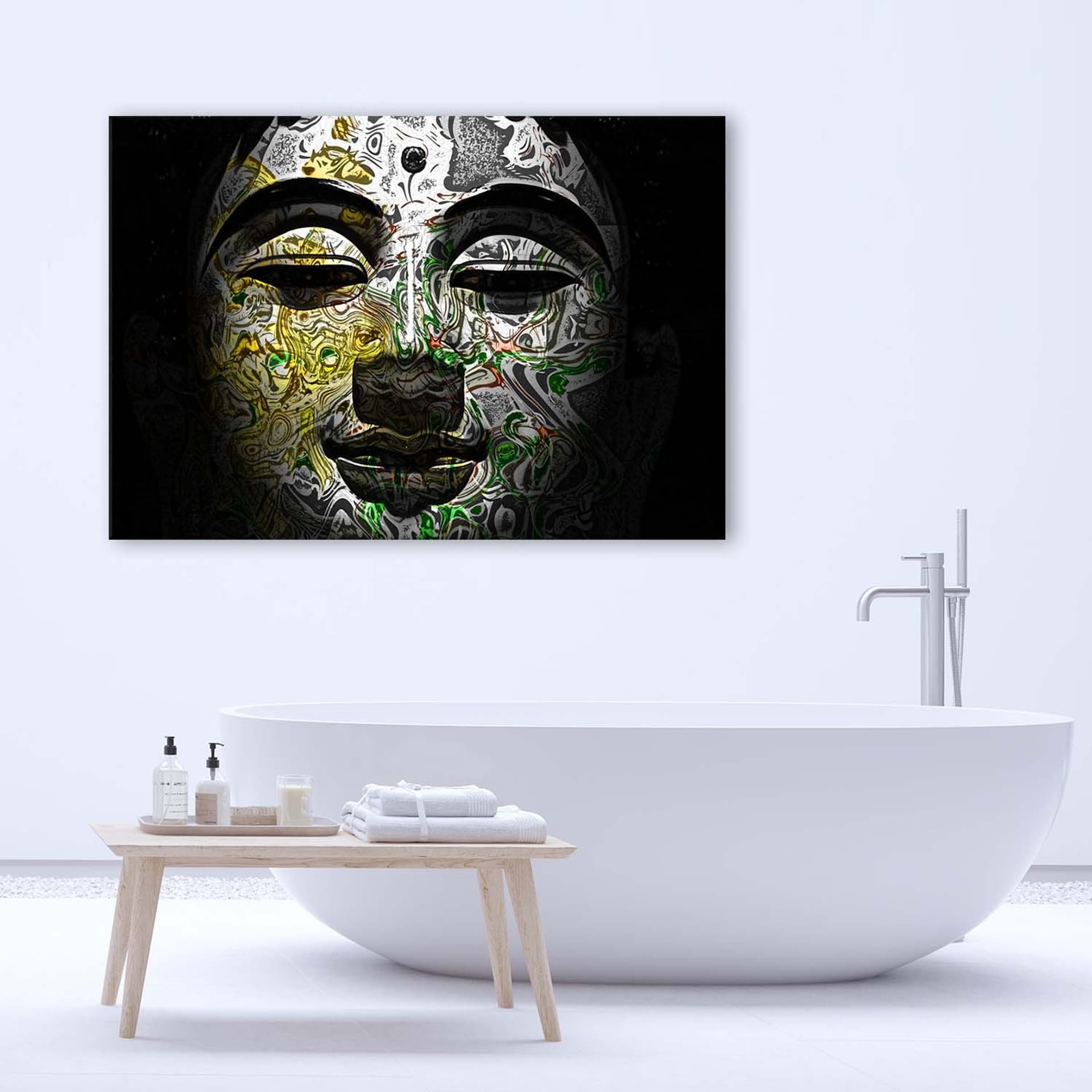

Obraz Deco Panel, Twarz Buddy we wzory (Rozmiar 90x60)