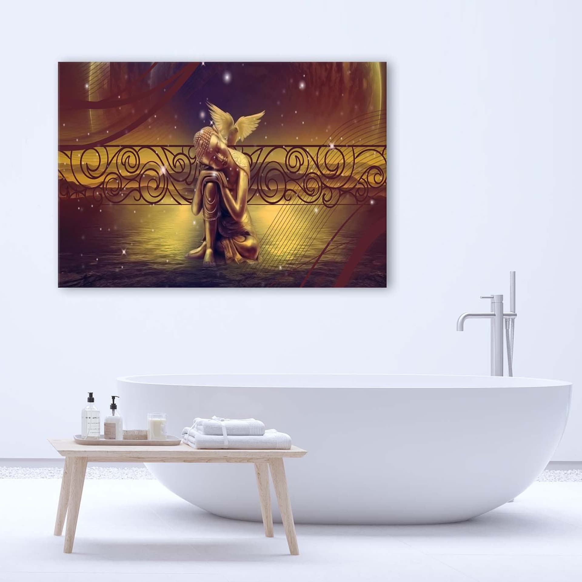 

Obraz Deco Panel, Budda z ptakiem (Rozmiar 60x40)