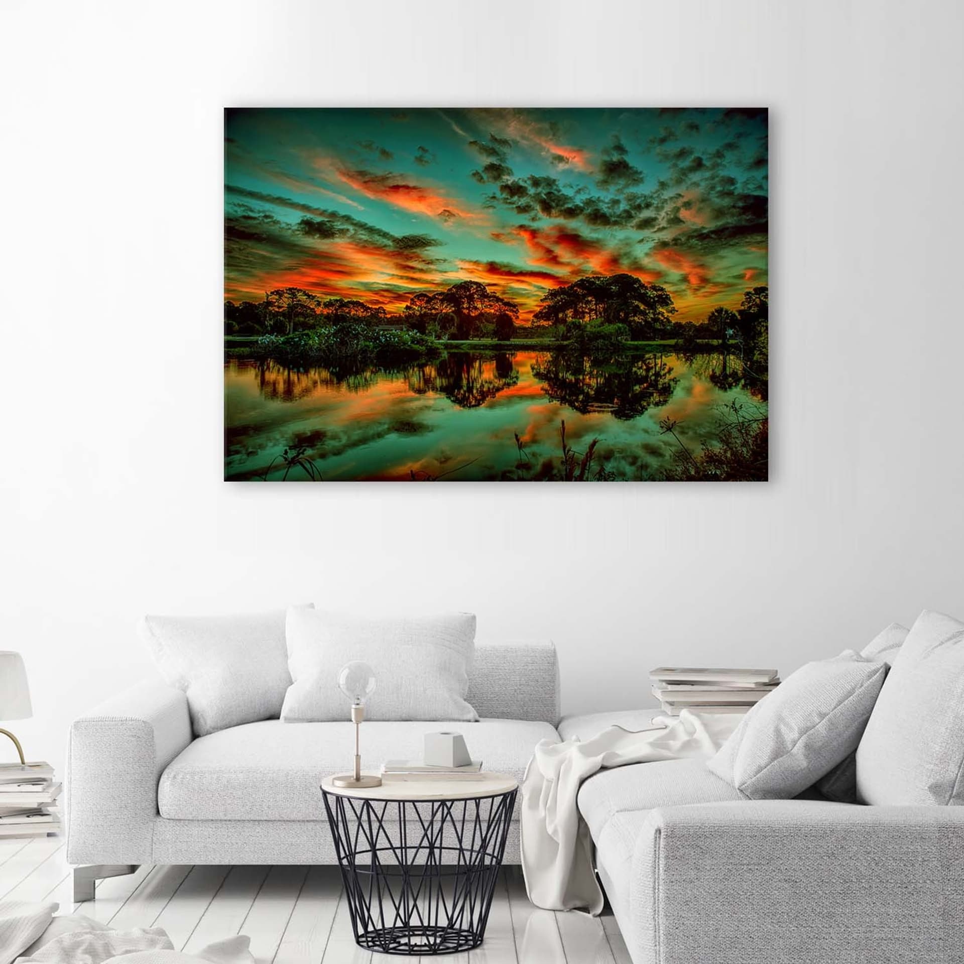 

Obraz Deco Panel, Chmury nad jeziorem (Rozmiar 90x60)