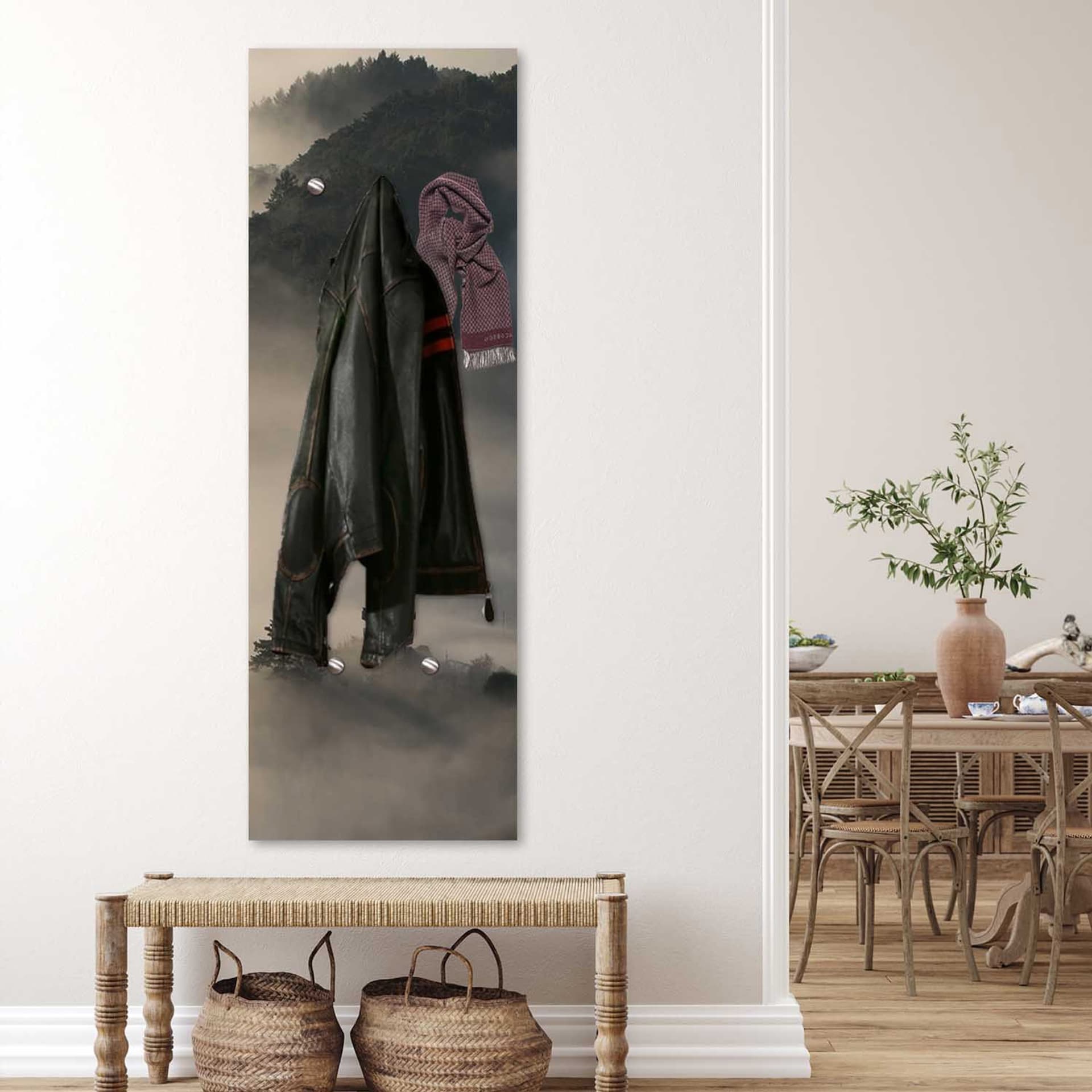 

Wieszak, Góry we mgle (Rozmiar 25x70)
