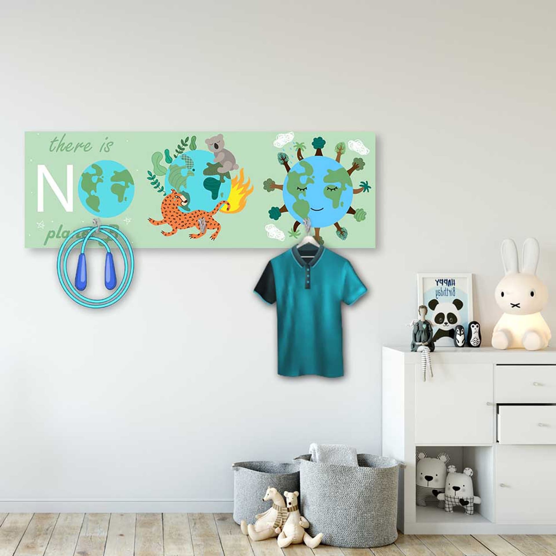 

Wieszak, Nie ma planety B (Rozmiar 118x40)