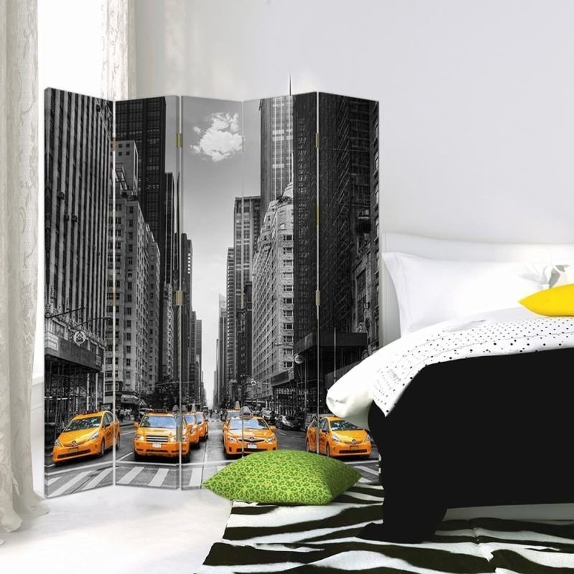 

Parawan dwustronny, New York Taxi (Rozmiar 180x170)