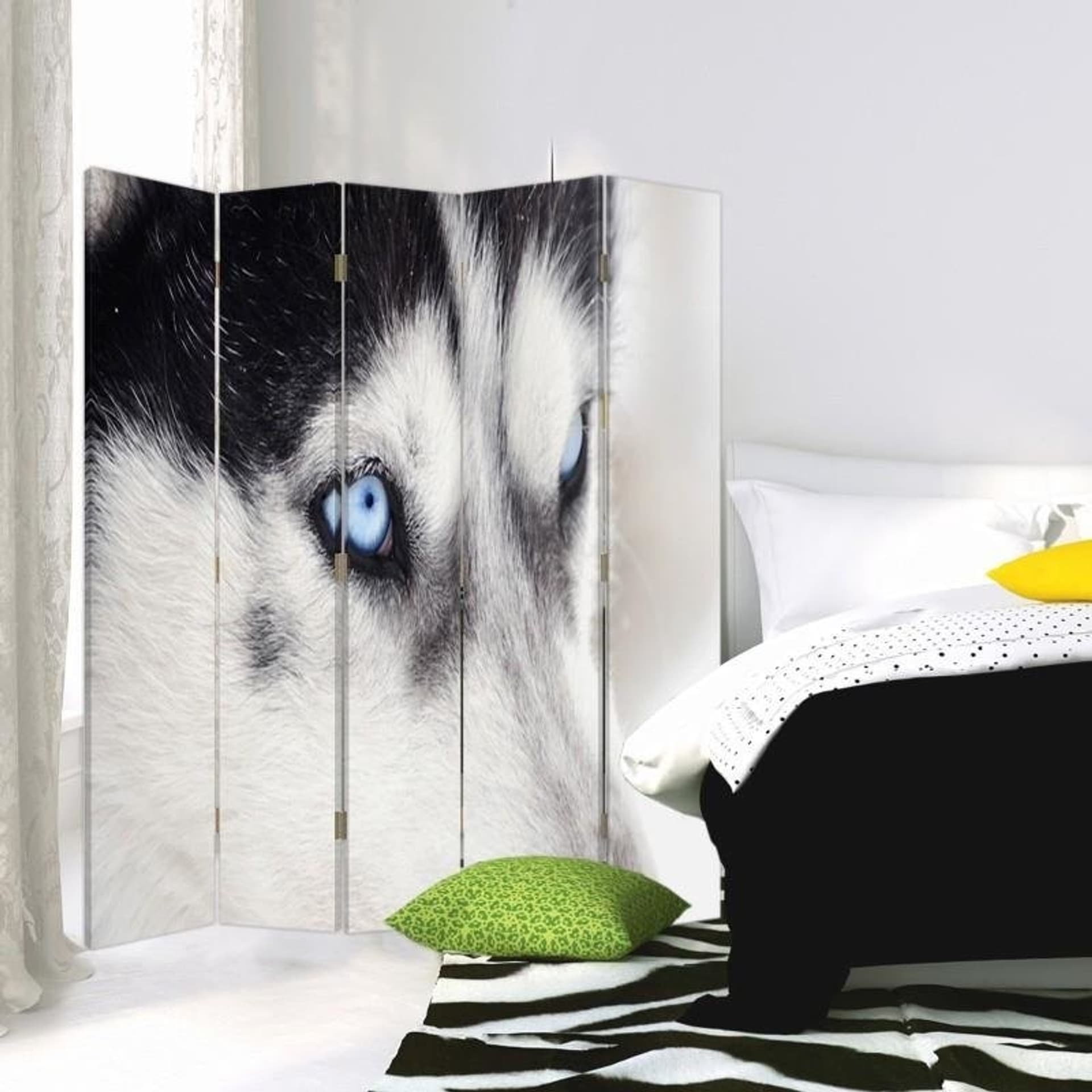

Parawan dwustronny, Syberyjski husky (Rozmiar 180x170)