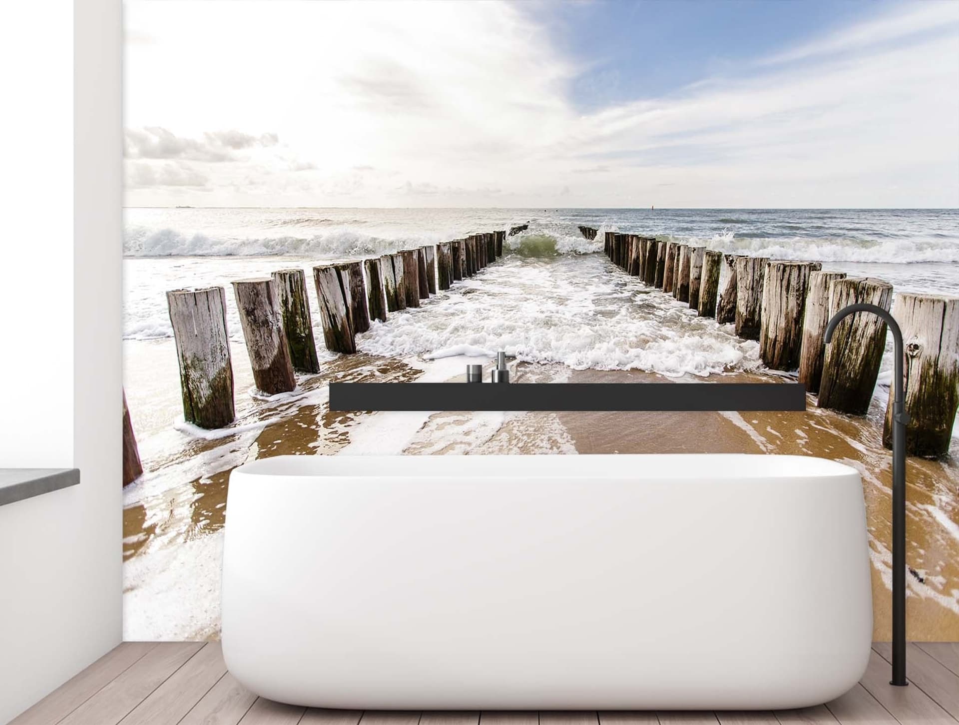 

Fototapeta, Falochrony na plaży (Rozmiar 250x175)