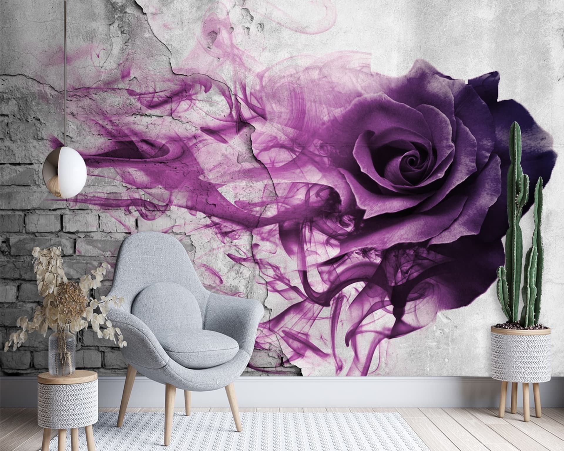 

Fototapeta, Fioletowa róża dym (Rozmiar 100x70)