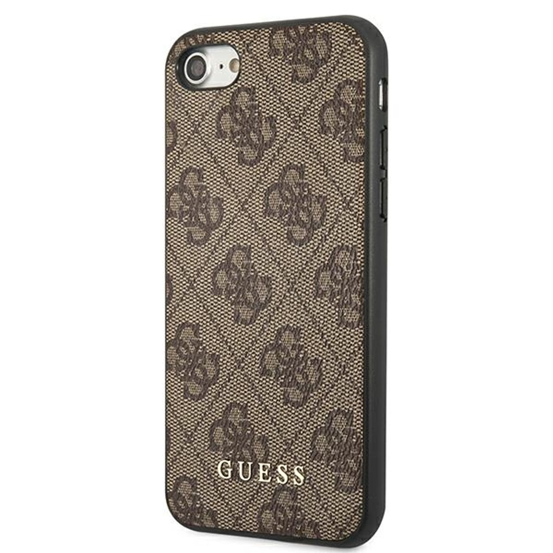 

Guess GUHCI8G4GFBR iPhone SE 2022 / 2020 / 7 / 8 brązowy/brown hard case 4G Metal Gold Logo