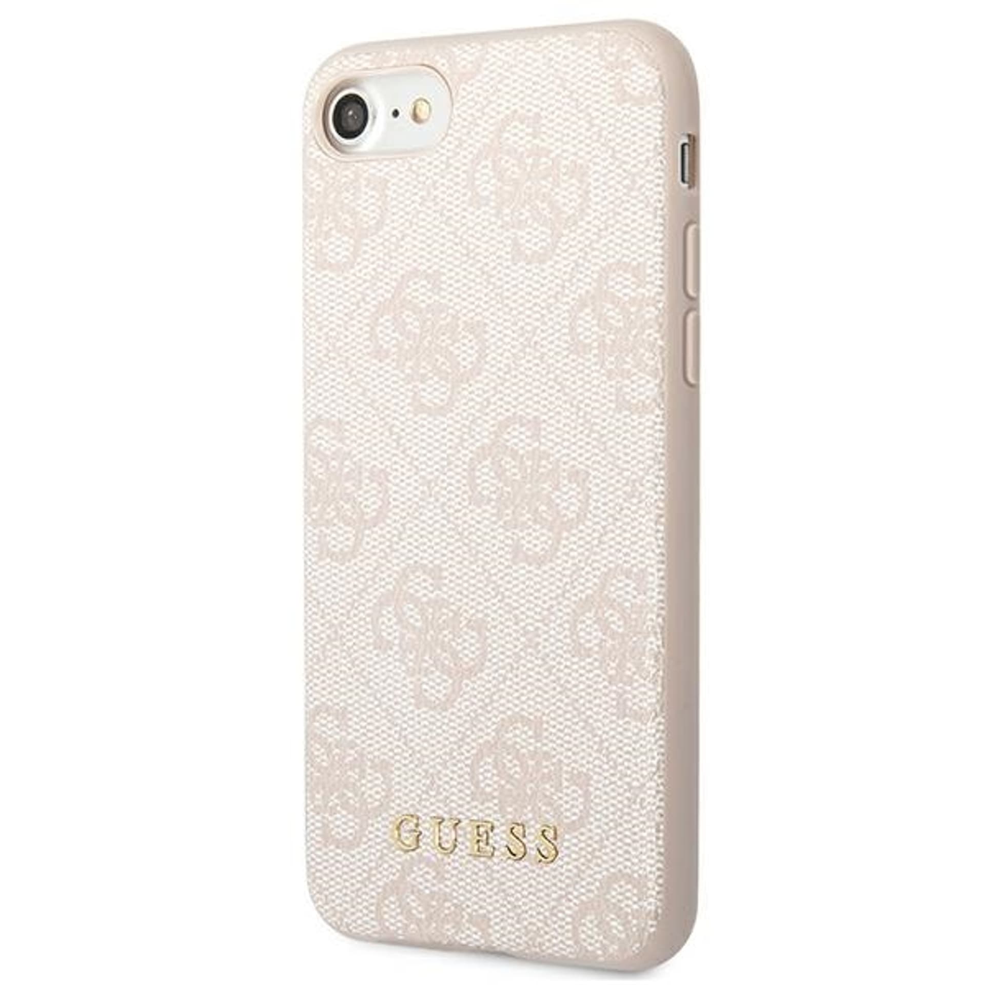 

Guess GUHCI8G4GFPI iPhone SE 2022 / 2020 / 7 / 8 różowy/pink hard case 4G Metal Gold Logo