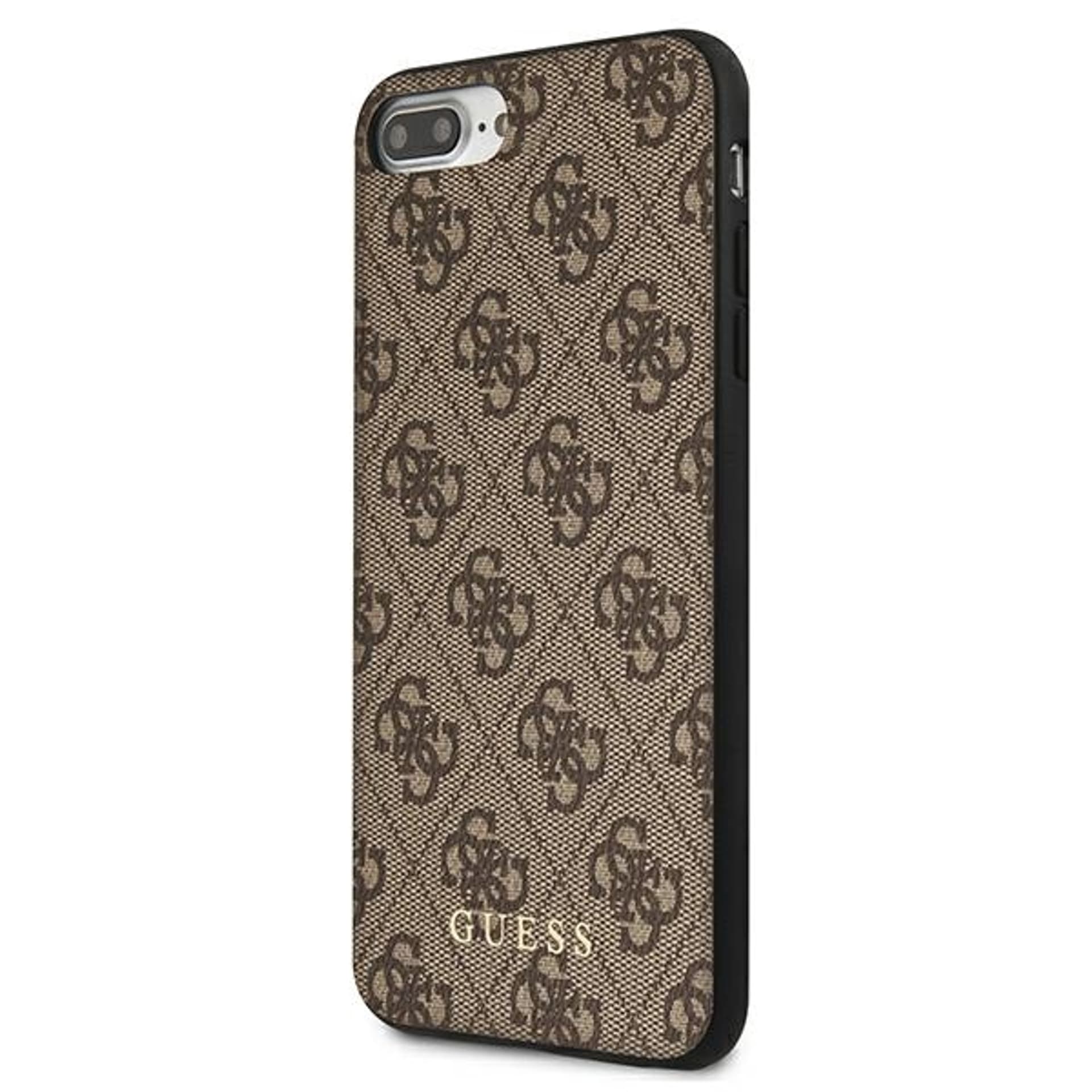 

Guess GUHCI8LG4GFBR iPhone 7/8 Plus brązowy/brown hard case 4G Metal Gold Logo