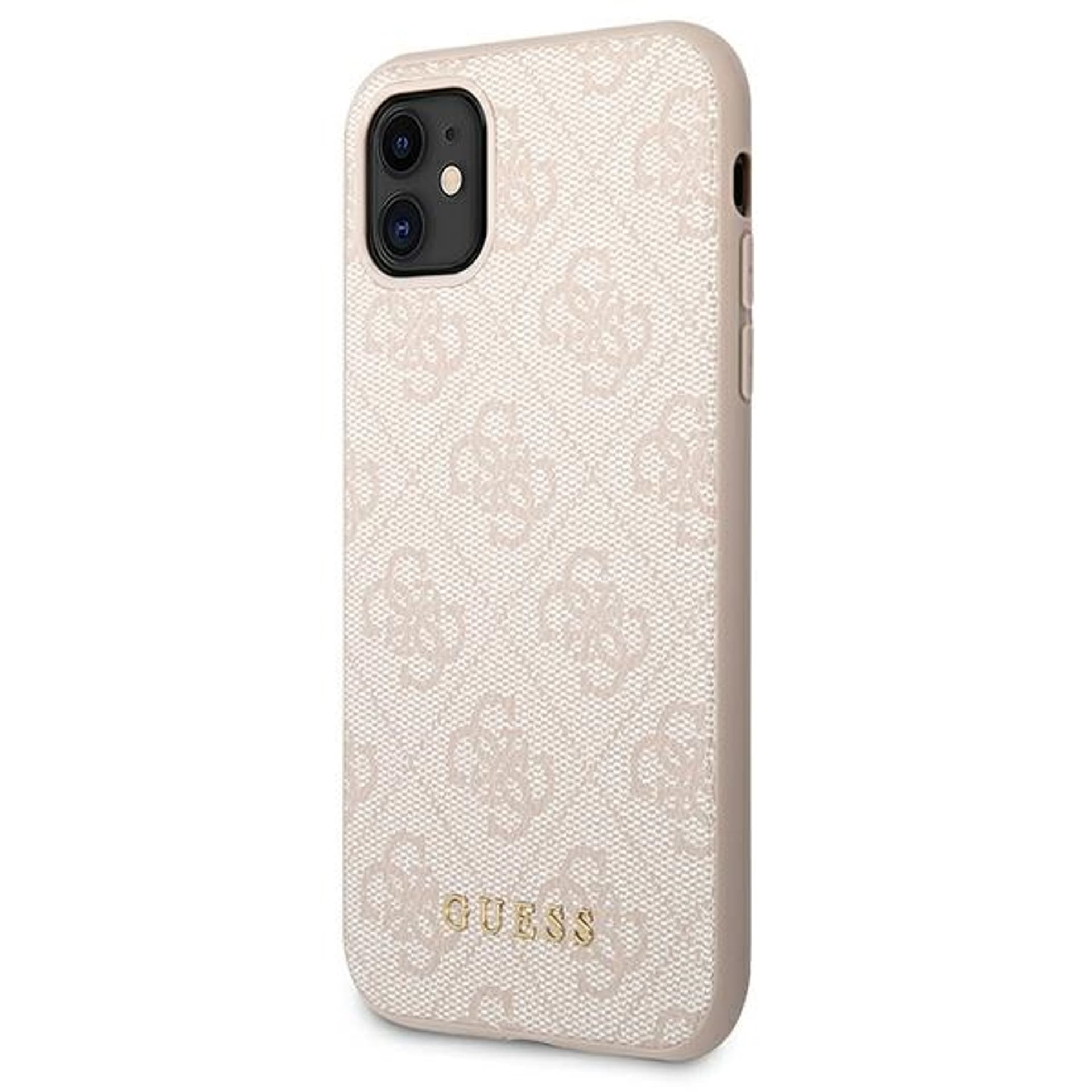 

Guess GUHCN61G4GFPI iPhone 11 6,1" różowy/pink hard case 4G Metal Gold Logo