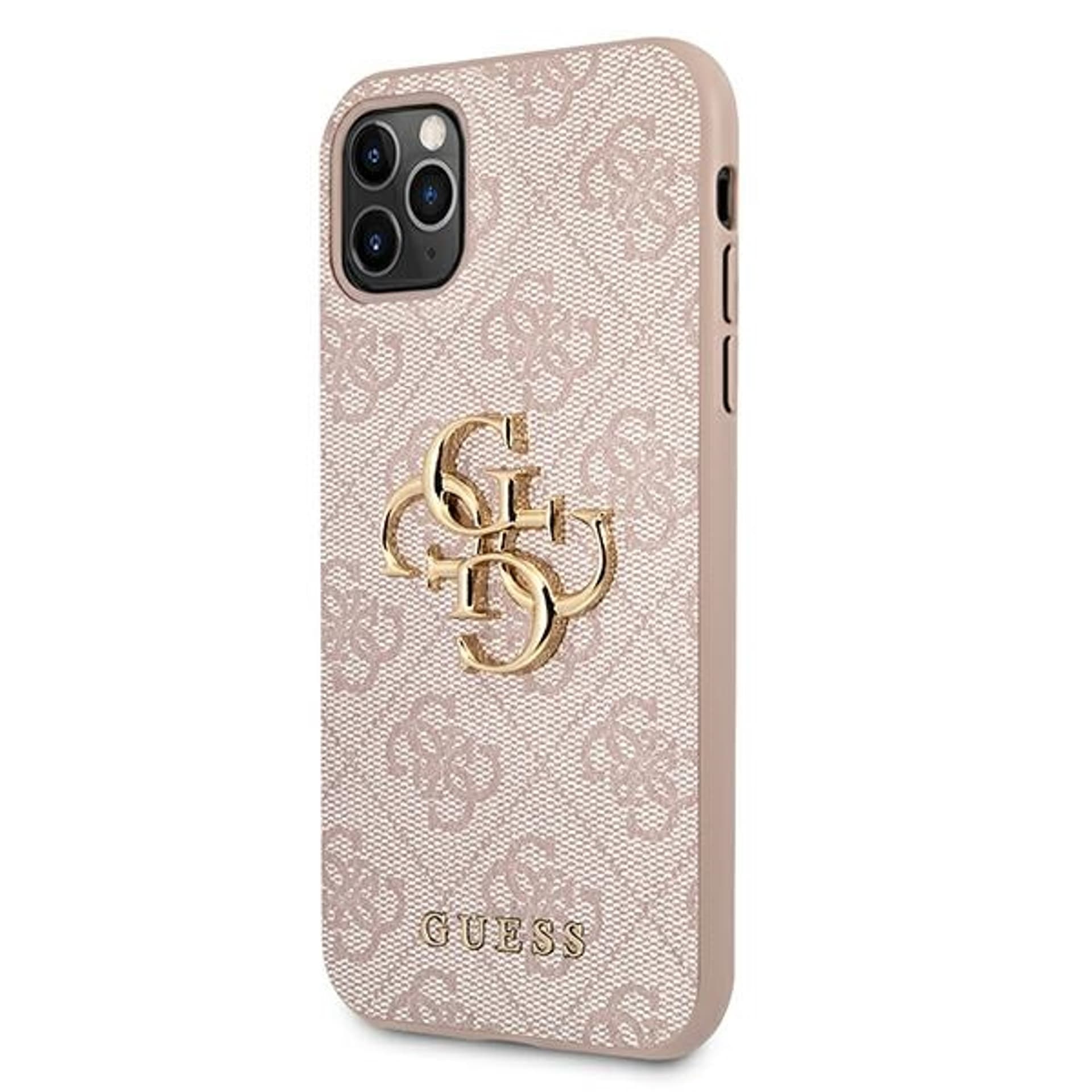 

Guess GUHCN654GMGPI iPhone 11 Pro Max różowy/pink hardcase 4G Big Metal Logo