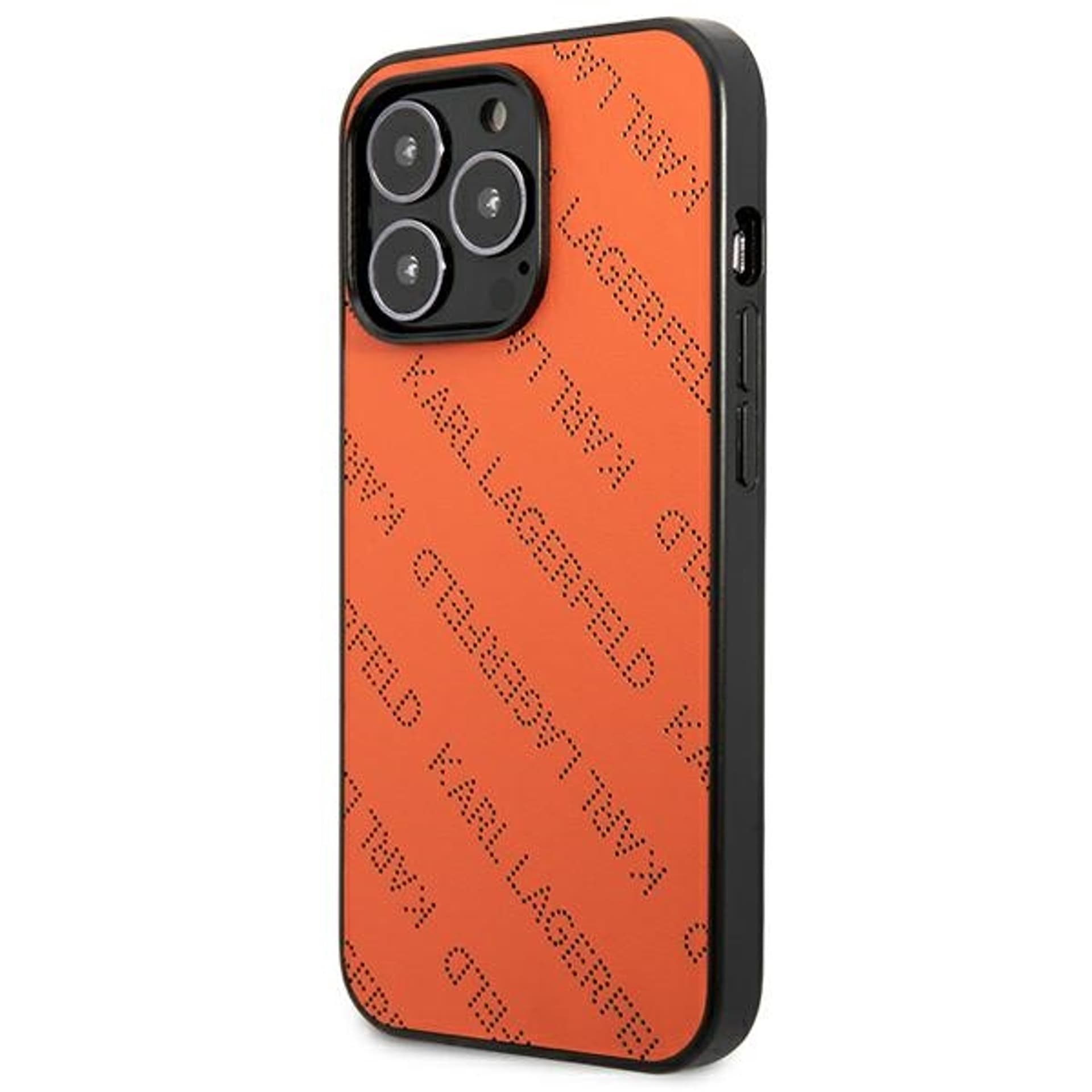 

Karl Lagerfeld KLHCP13LPTLO iPhone 13 Pro / 13 6,1" hardcase pomarańczowy/orange Perforated Allover