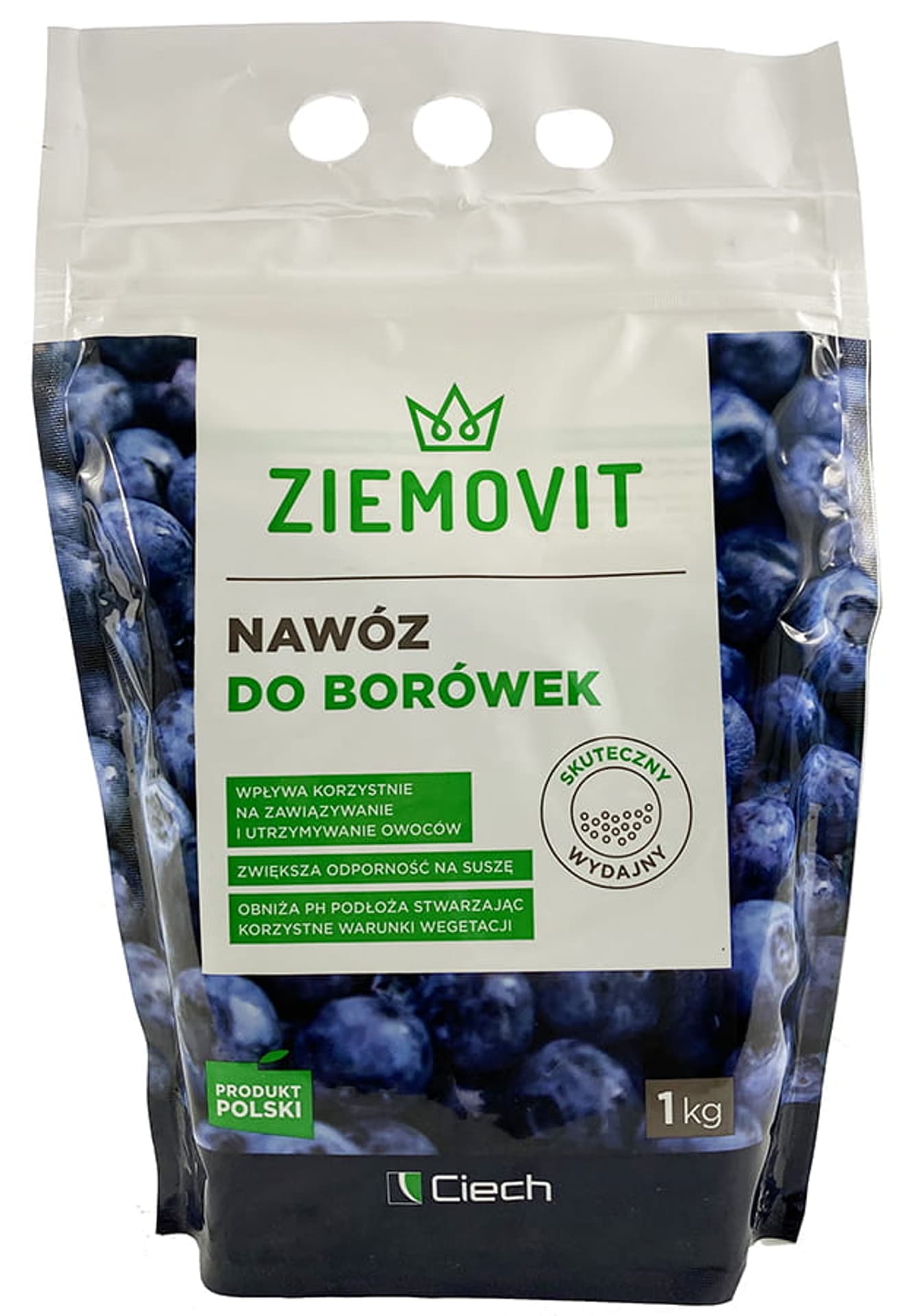 

Nawóz do borówek Ziemovit 1 kg Wieloskładnikowy