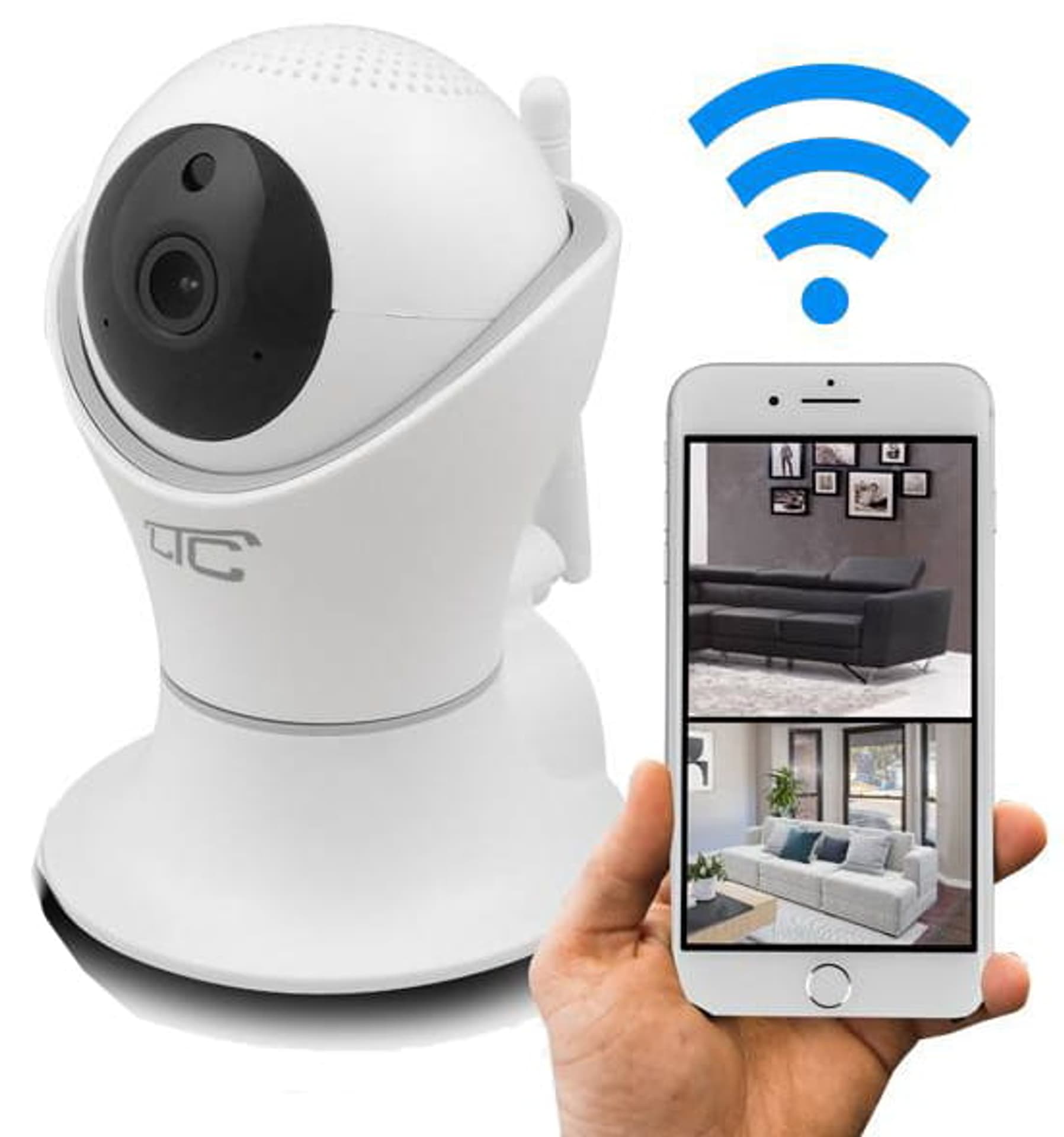 

Kamera IP wewnętrzna obrotowa LTC, WiFi, 2.0MP