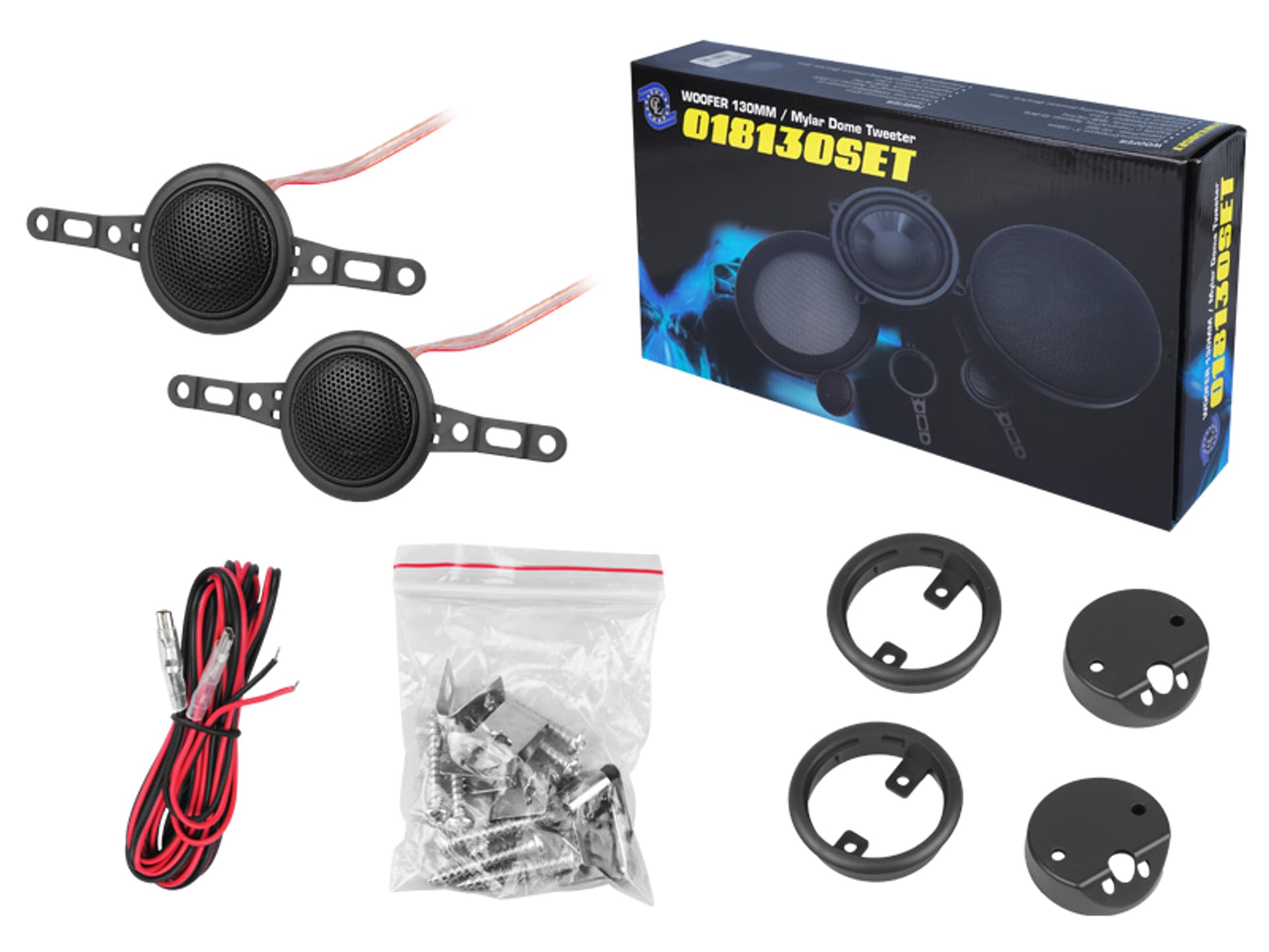 

GŁOŚNIK SAM.130MM CL-018130SET +MASK. 100W ZESTAW (1LM)