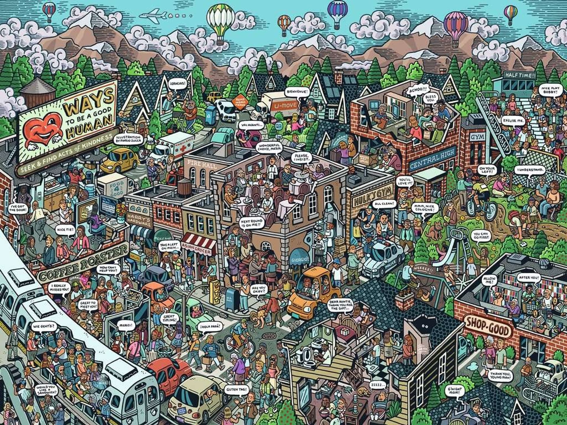 

Puzzle 2D dla seniorów Everyday Goodness 750 elementów