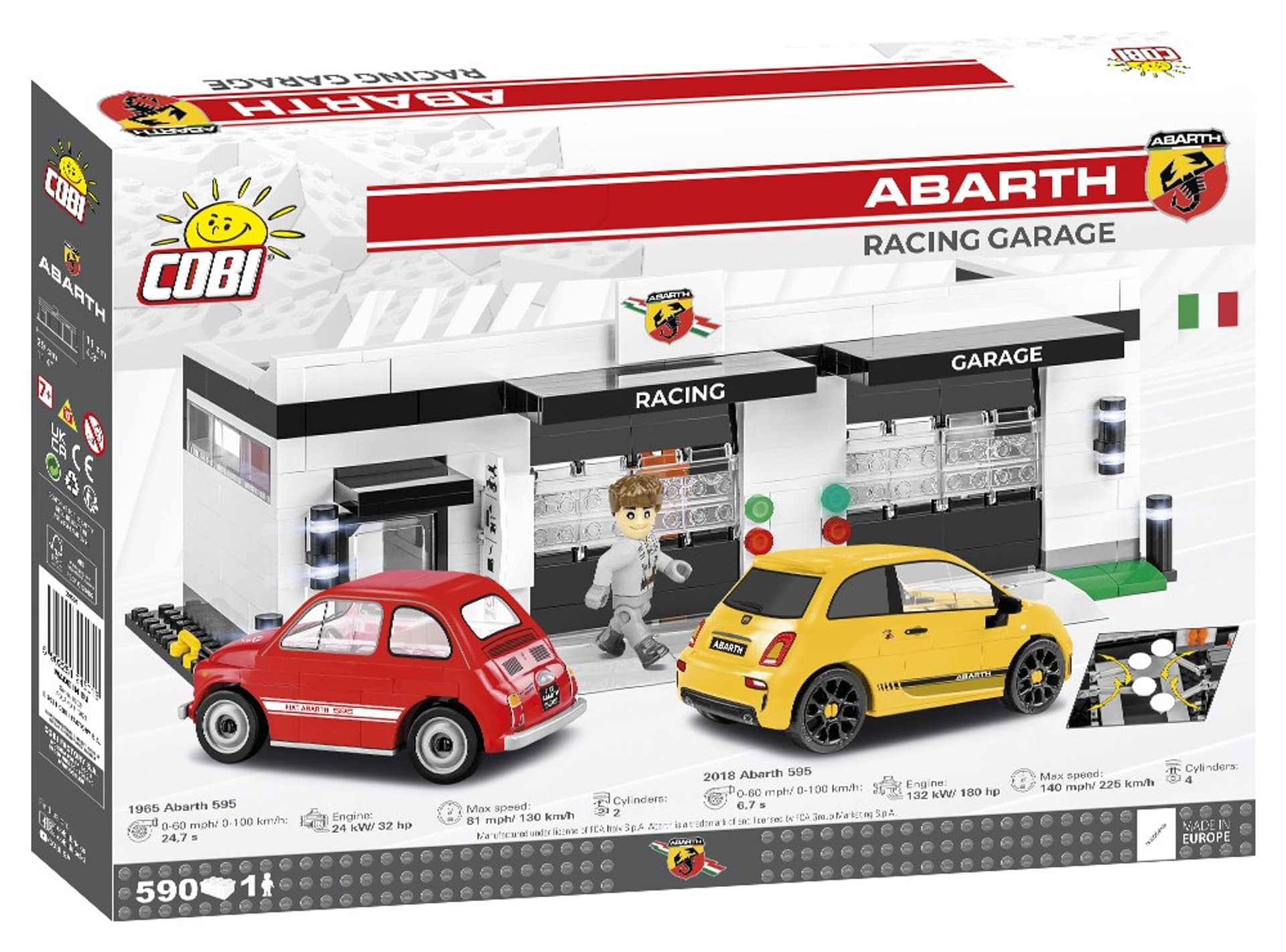 

Klocki Abarth Racing Garage