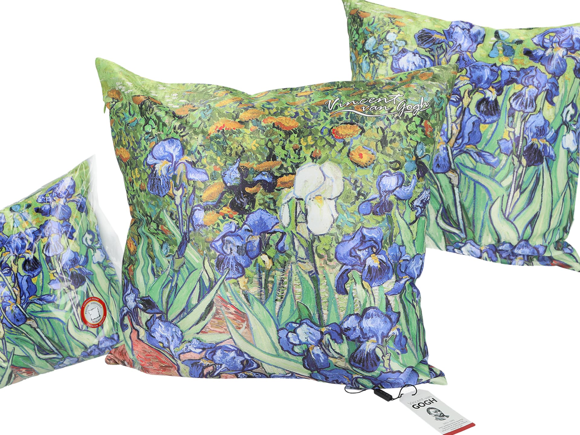 

Poduszka z wypełnieniem/suwak - V. van Gogh, Irysy (CARMANI)