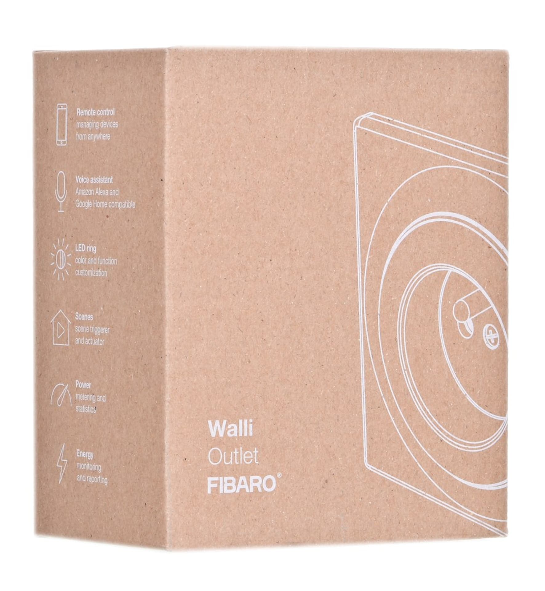 

FIBARO Inteligentne gniazdko Walli Outlet type E FGWOE-011