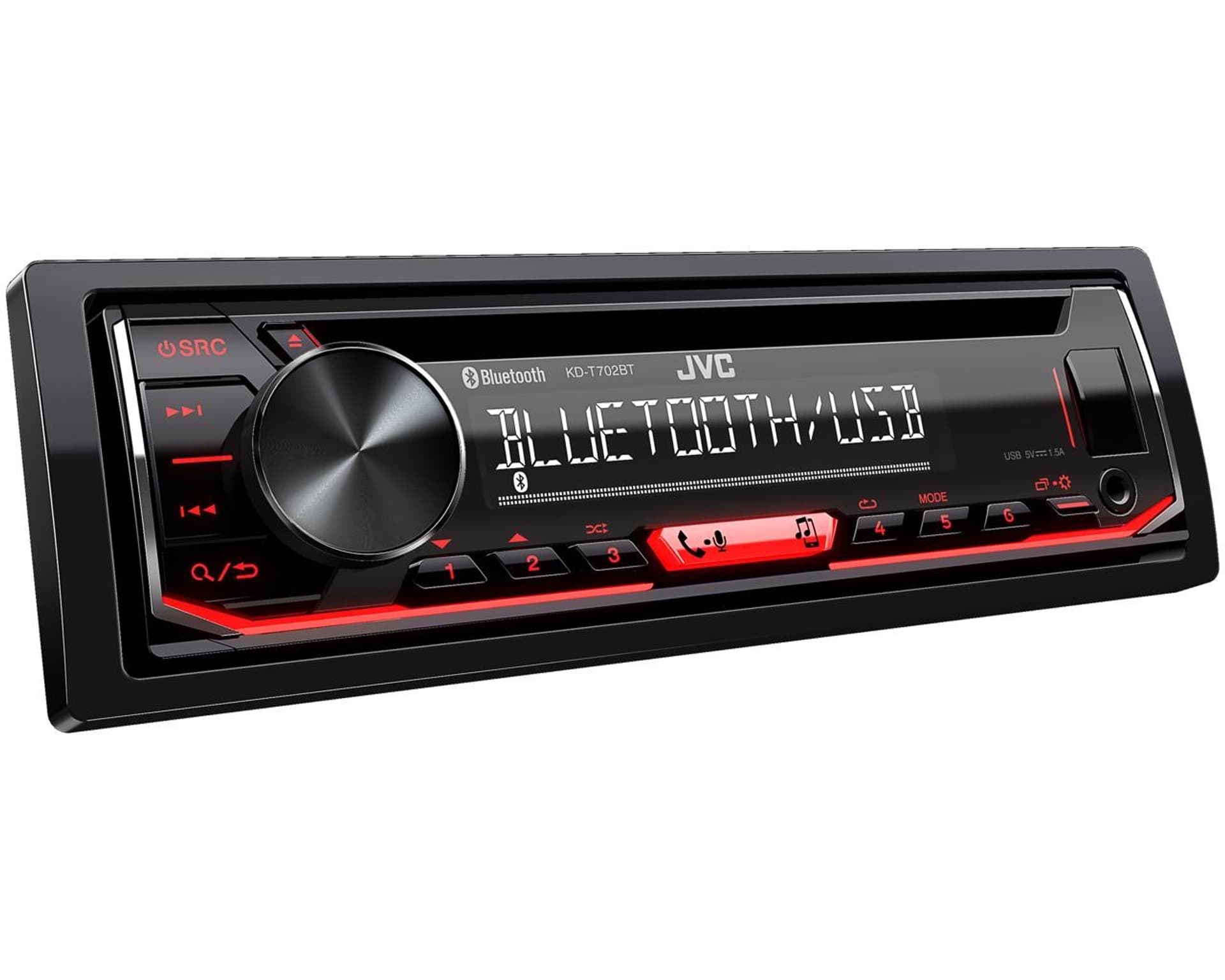 

Radioodtwarzacz samochodowy JVC KD-T702BT (Bluetooth, CD + USB + AUX)