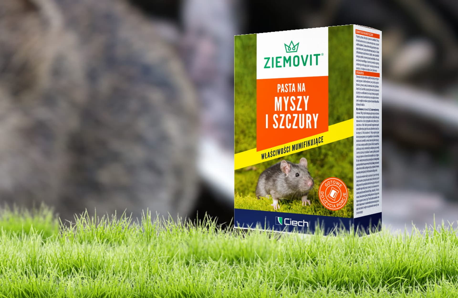 

Trutka na myszy i szczury. Pasta Ziemovit 100g