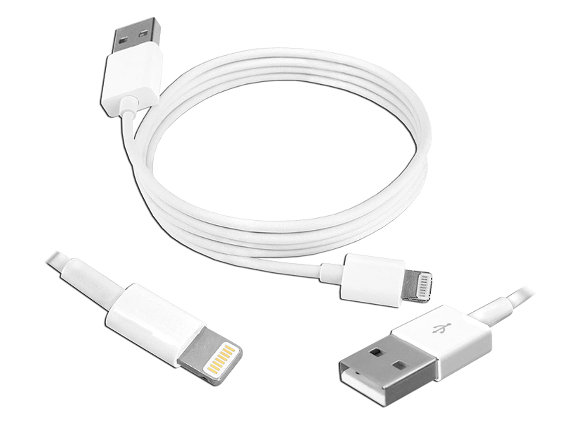 

1 szt. Kabel USB- IPHONE 5s/6 biały.