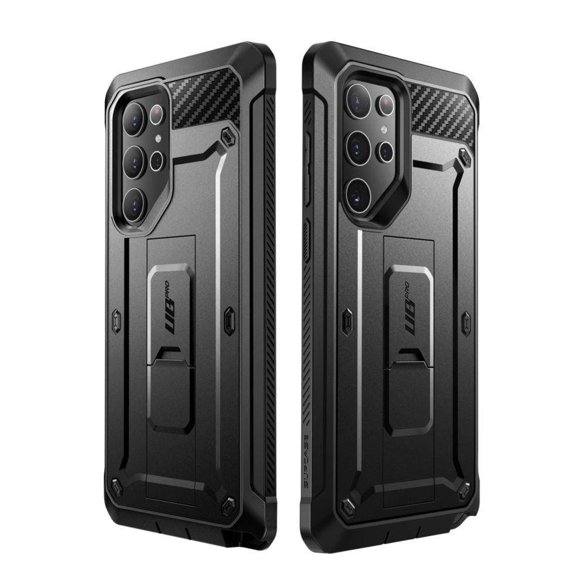 

Oryginalne Etui SAMSUNG GALAXY S22 ULTRA Supcase Unicorn Beetle Pro 2-set czarne