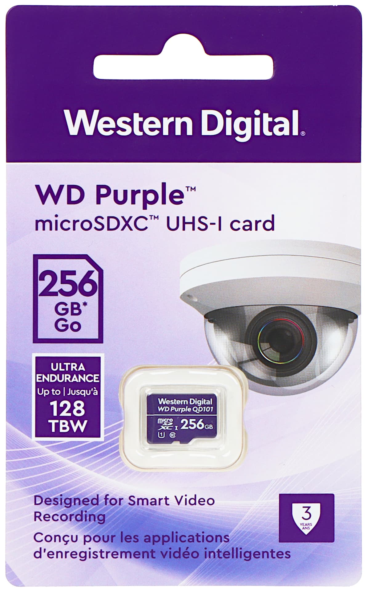 

KARTA PAMIĘCI SD-MICRO-10/256-WD microSD UHS-I, SDXC 256 GB Western Digital