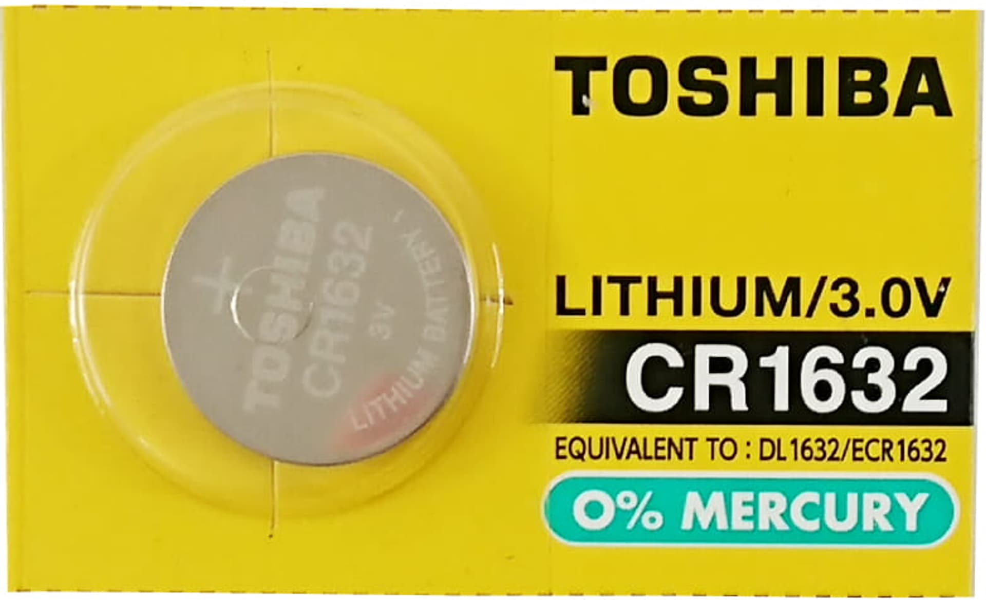 

Bateria litowa 3V CR1632 Toshiba