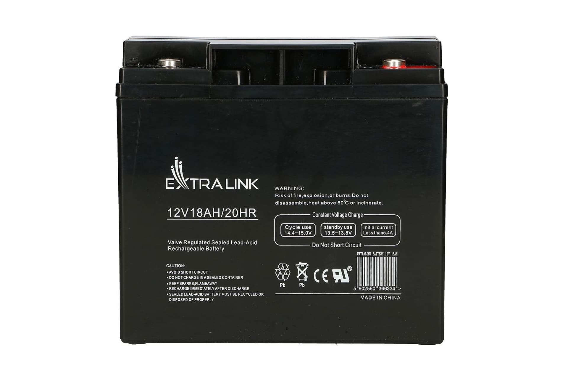 

EXTRALINK AKUMULATOR BEZOBSŁUGOWY AGM 12V 18AH