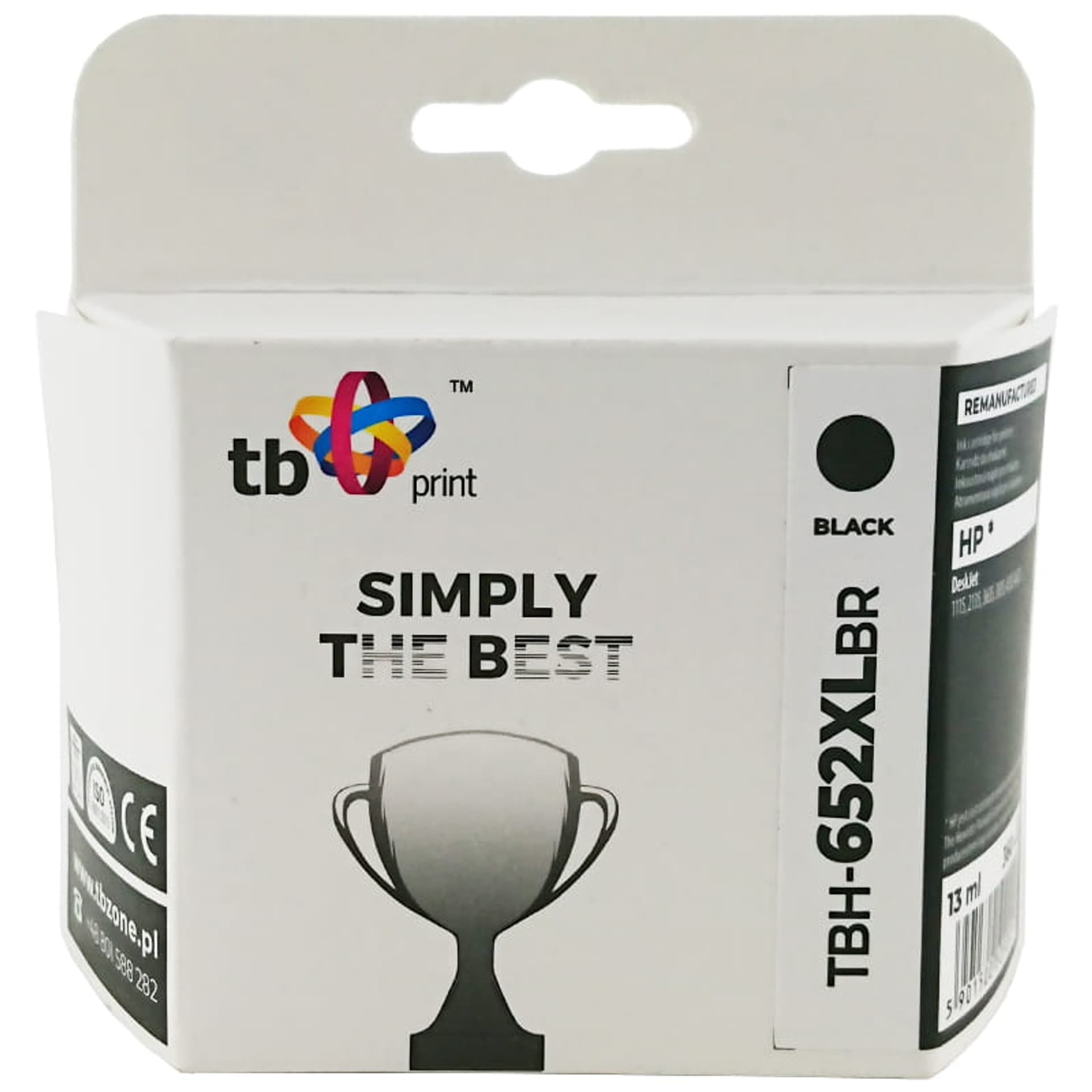 

Tusz TB TBH-652XLBR ZAMIENNIK do HP 652 (czarny)