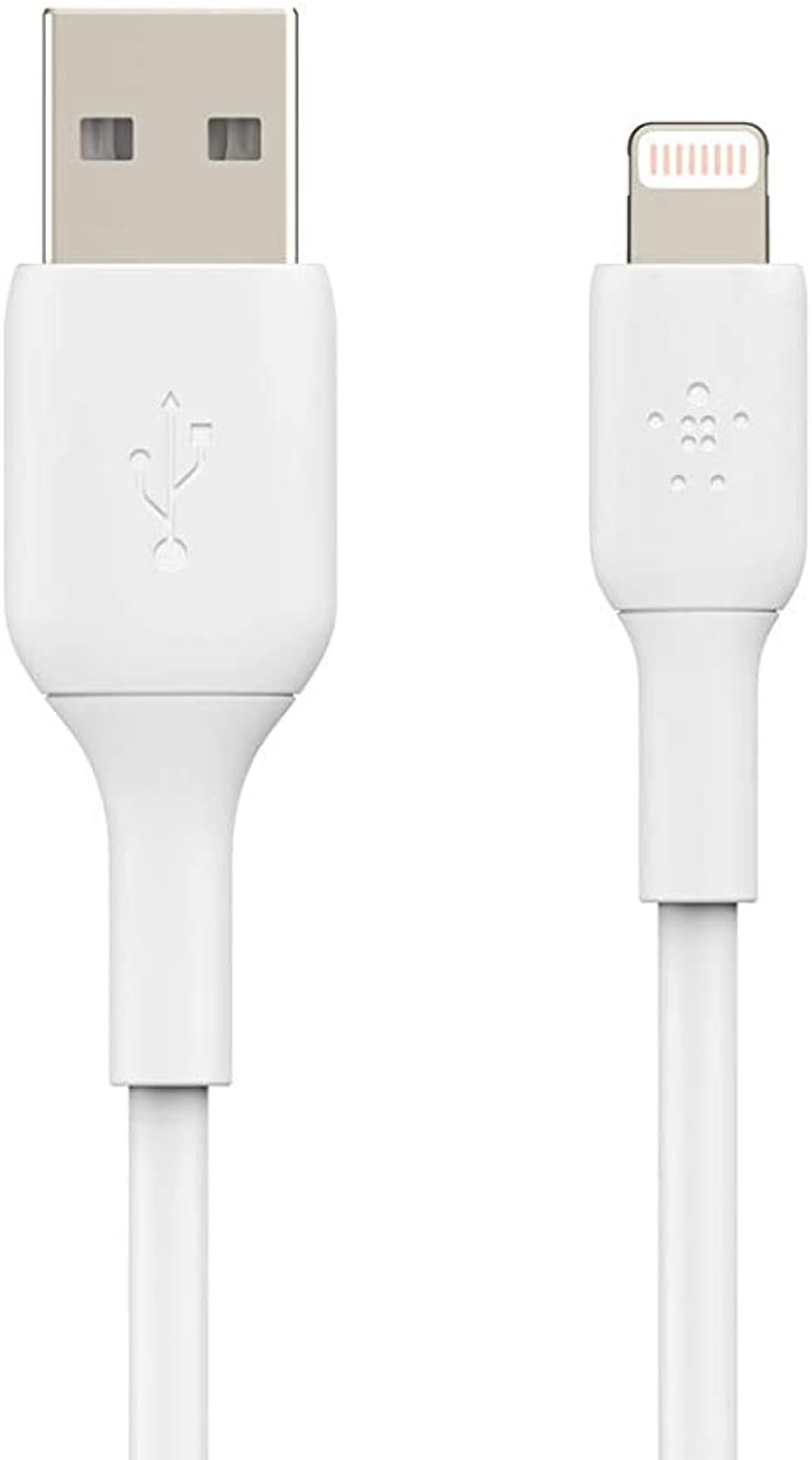 

Belkin Lightning to USB-A Cable 2m BOOST CHARGE Polyvinyl Chloride, White